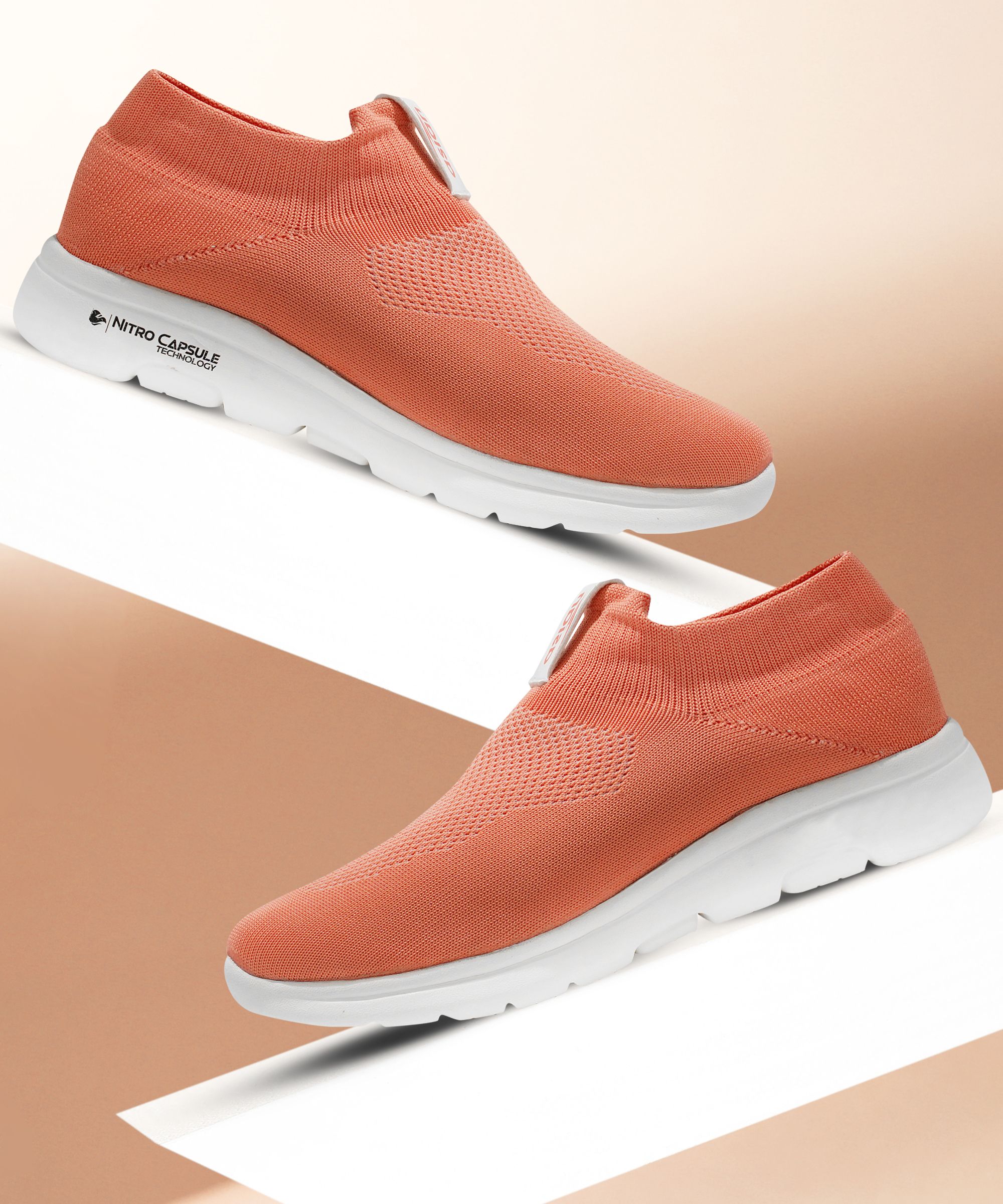Sunshine-01 Peach Casuals,Walking,Training,Running,Stylish Walking Shoes For Women-image-6