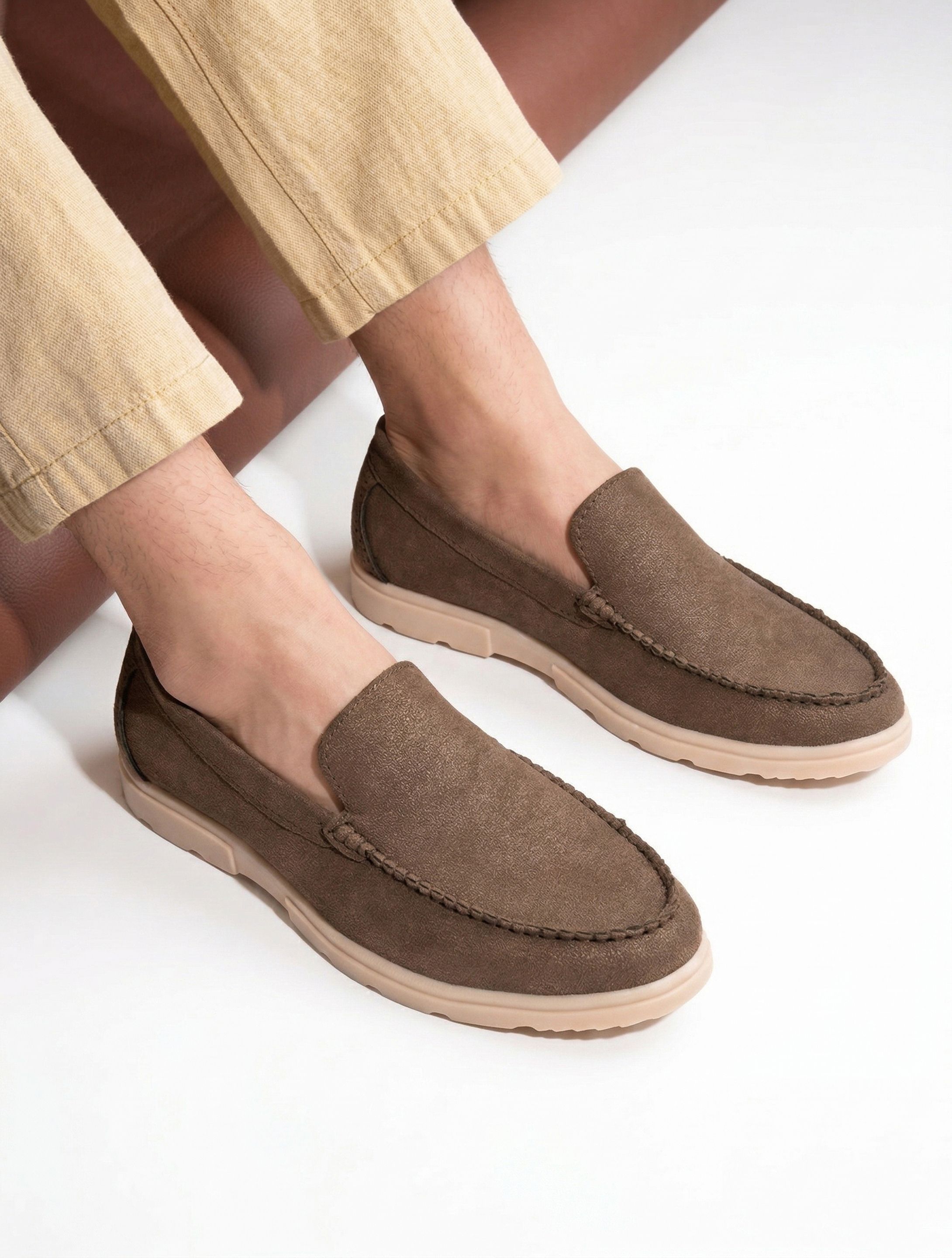 big bok Men Suede Loafers Loafers For Men-picture-29