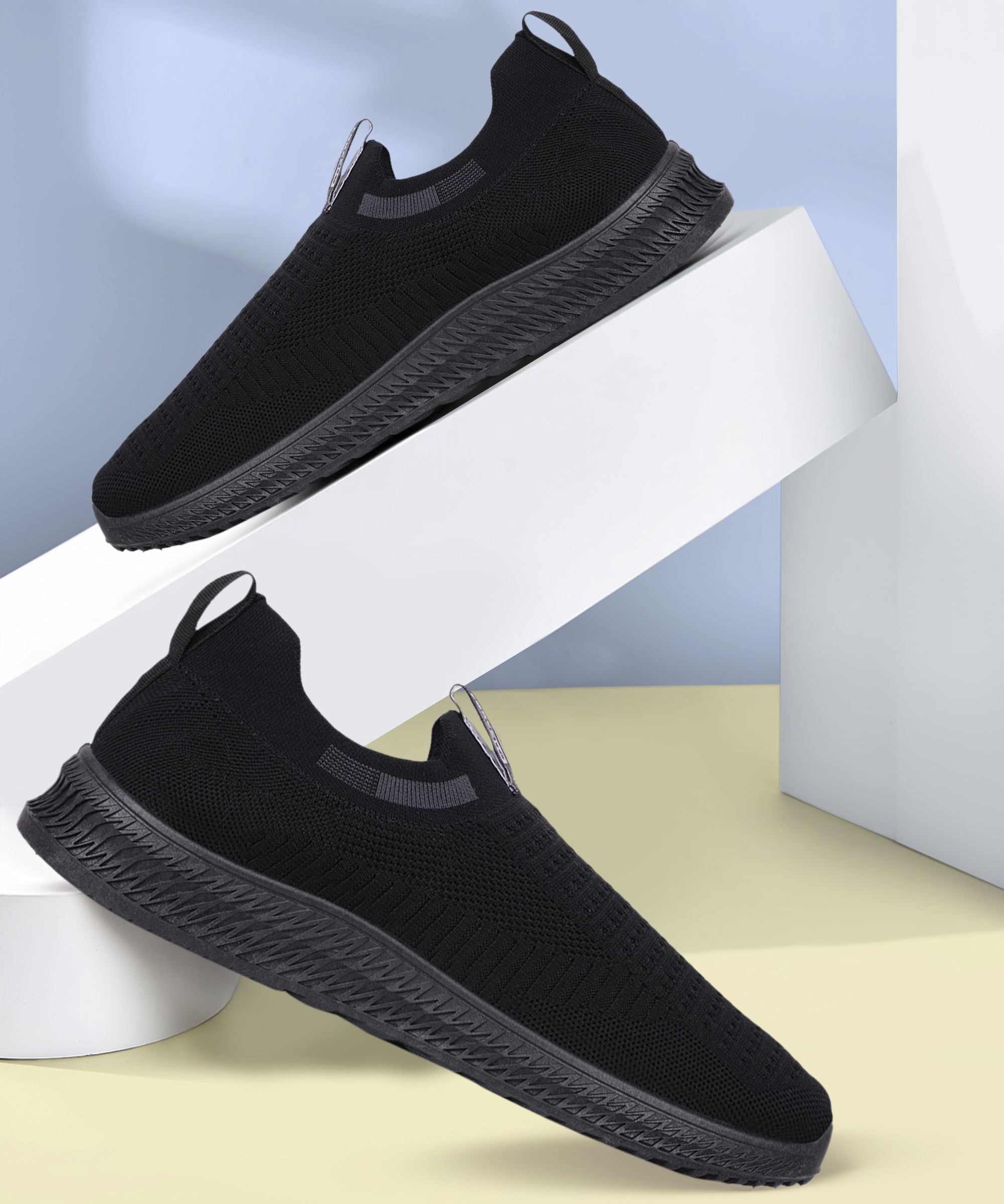 Force10 ROKKY-4 Sports Shoes With PVC Sole | Comfortable Non-Lacing Jogging & Walking Shoes For Men