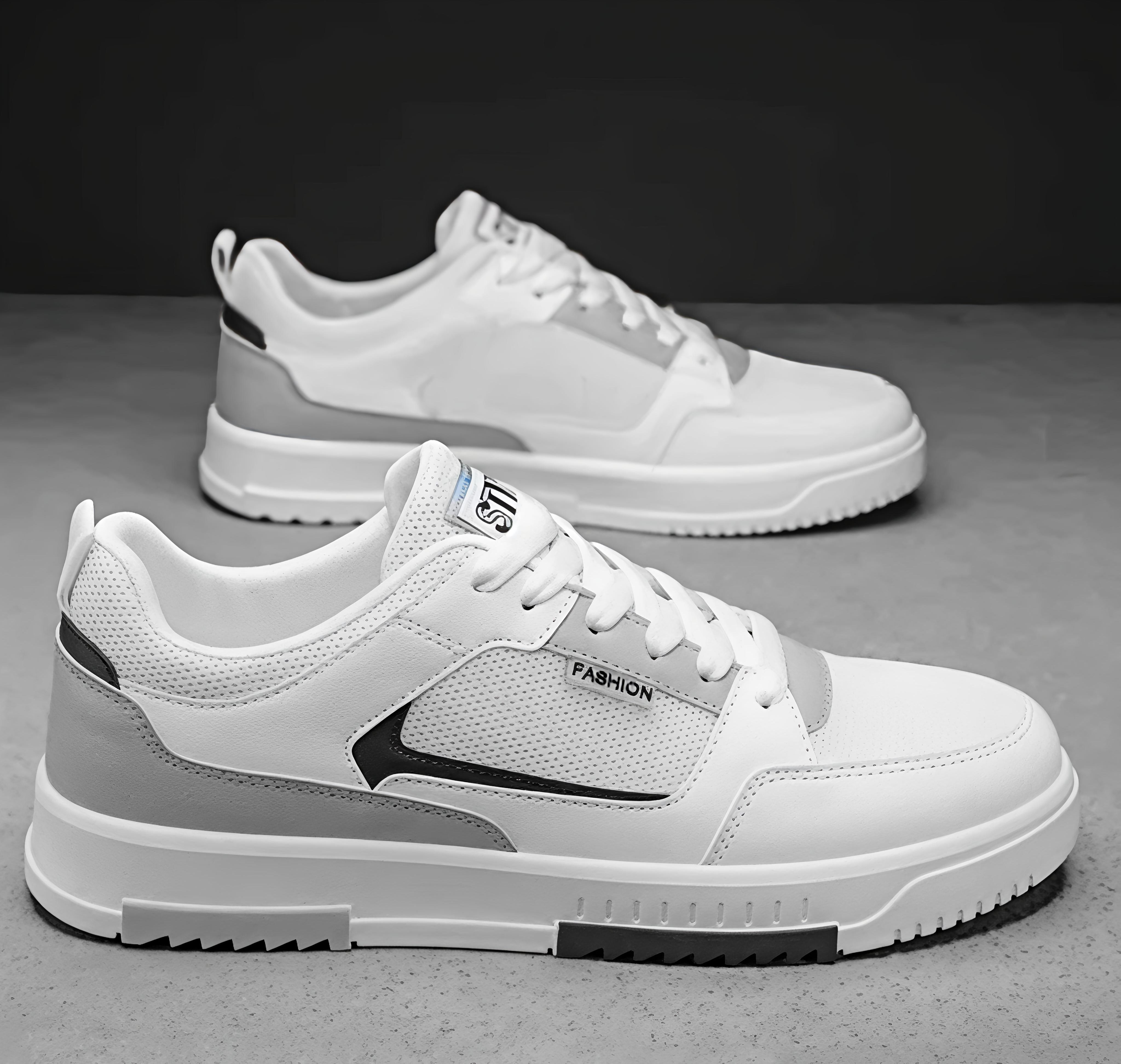 TRANDING WHITE & GREEN CASUAL SNEAKERS Sneakers For Men