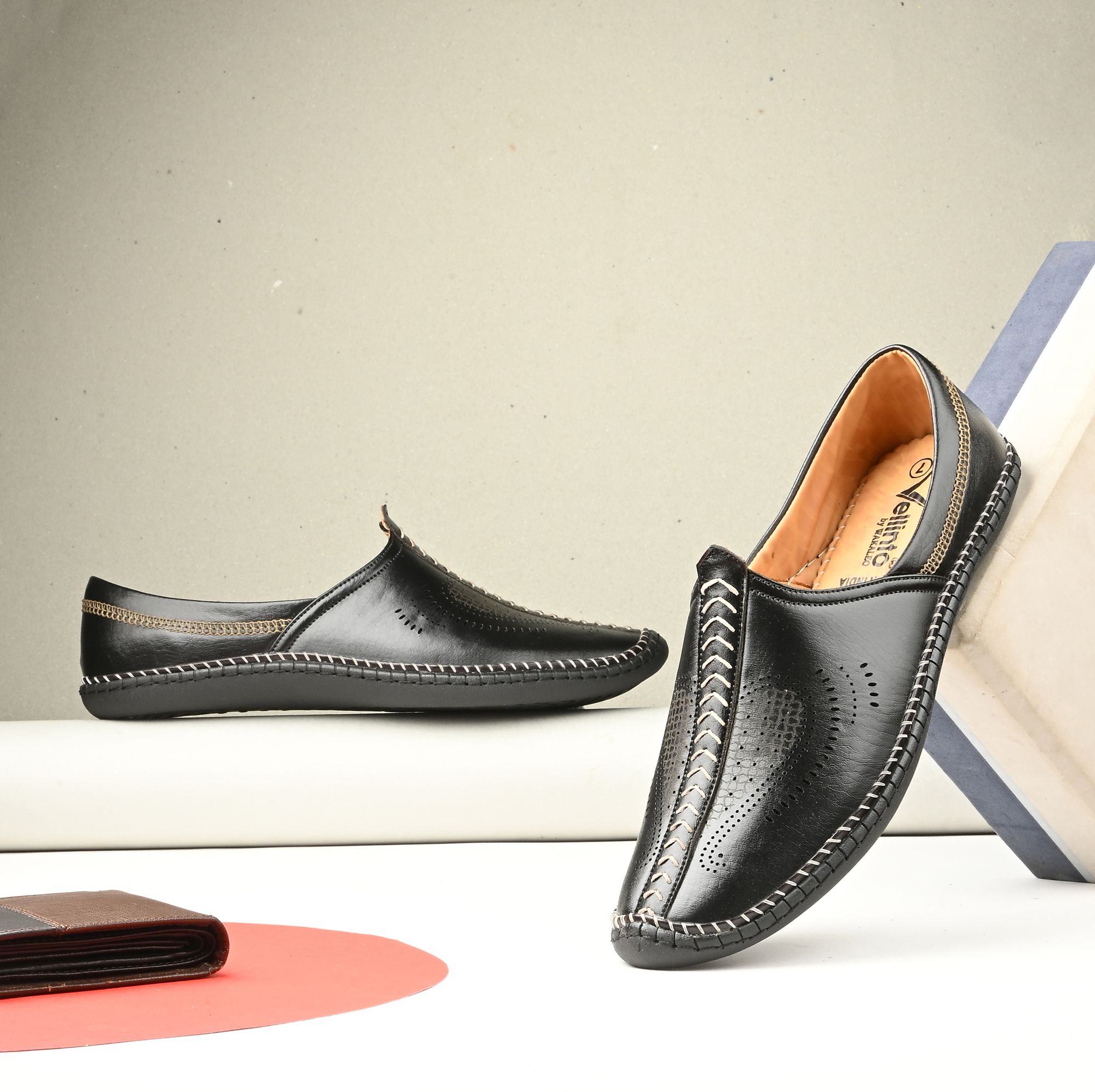 Vellinto SAHARA Cool Rjasthani Ethnic Juttis For Men ll Mojaris For Men Corporate Casuals For Men-picture-24