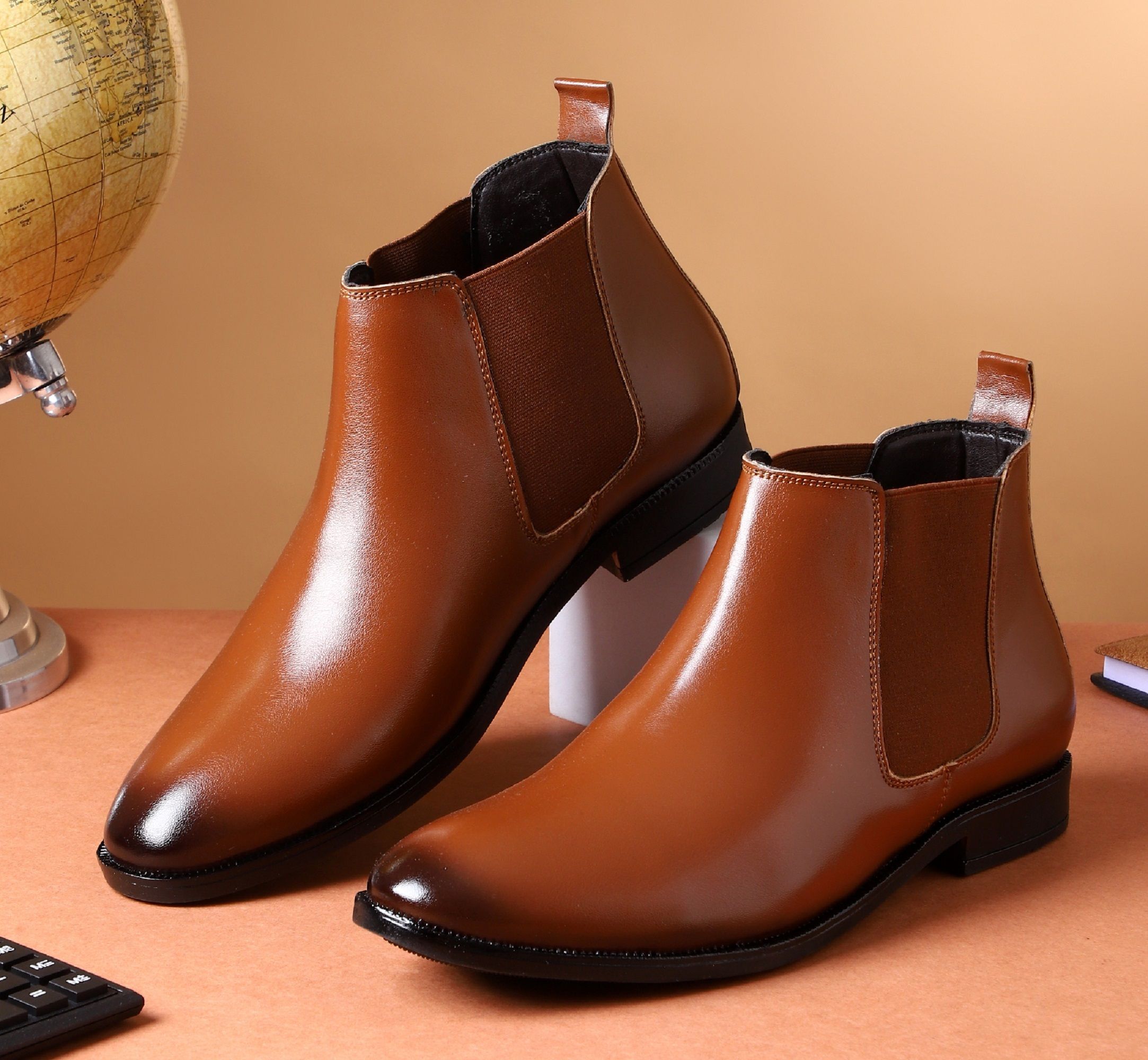 Chelsea Slip-On Formal Boots/Trendy Premium Stylish Chalsi Shoes/Riding Chalsi Slip On For Men-image-22
