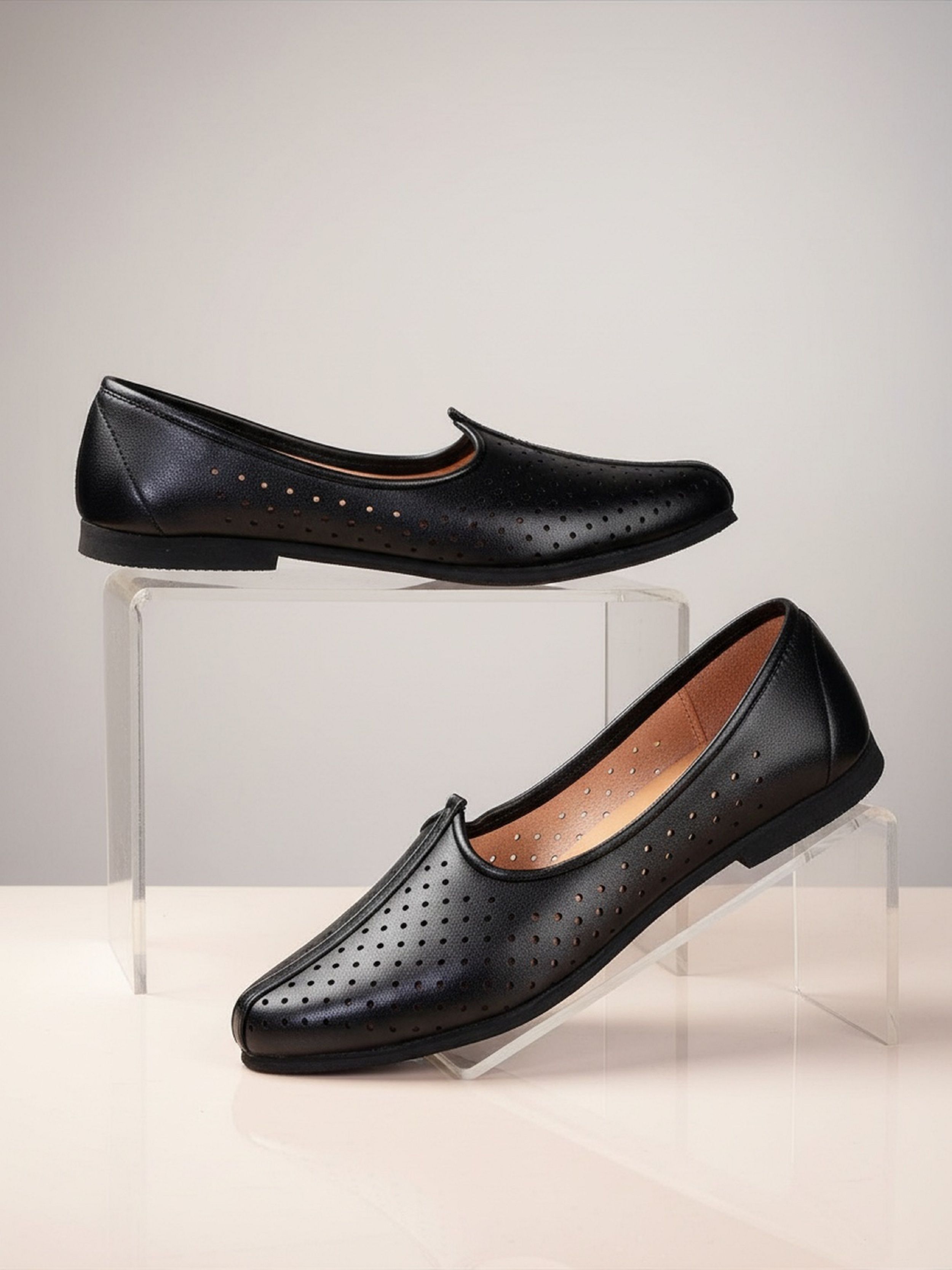 catbird Laser Cut Ethnic Jutti Slip-On Mojaris For Men-picture-26