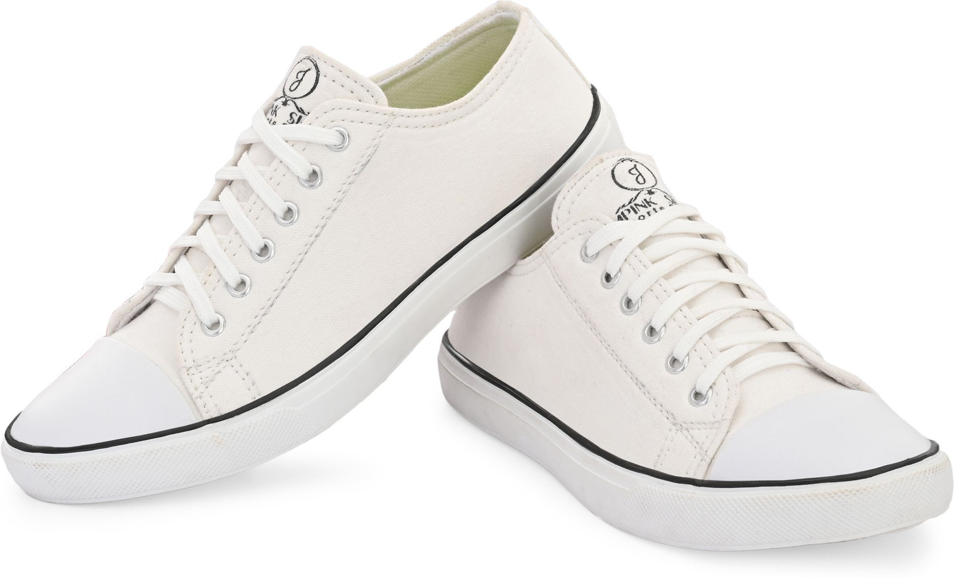 Jumpink Comfort|Trendy|Walking|Outdoor|Daily Use Shoes For Men (White) Canvas Shoes For Men-picture-42