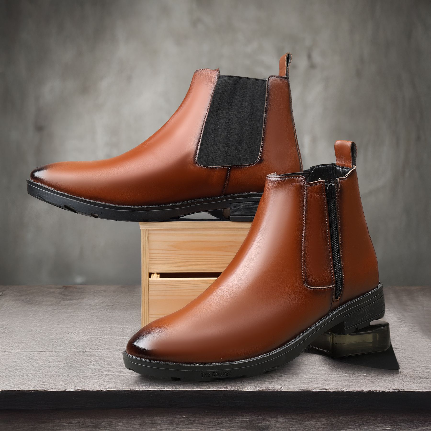 Tan Casual Boots For Men Boots For Men-image-35