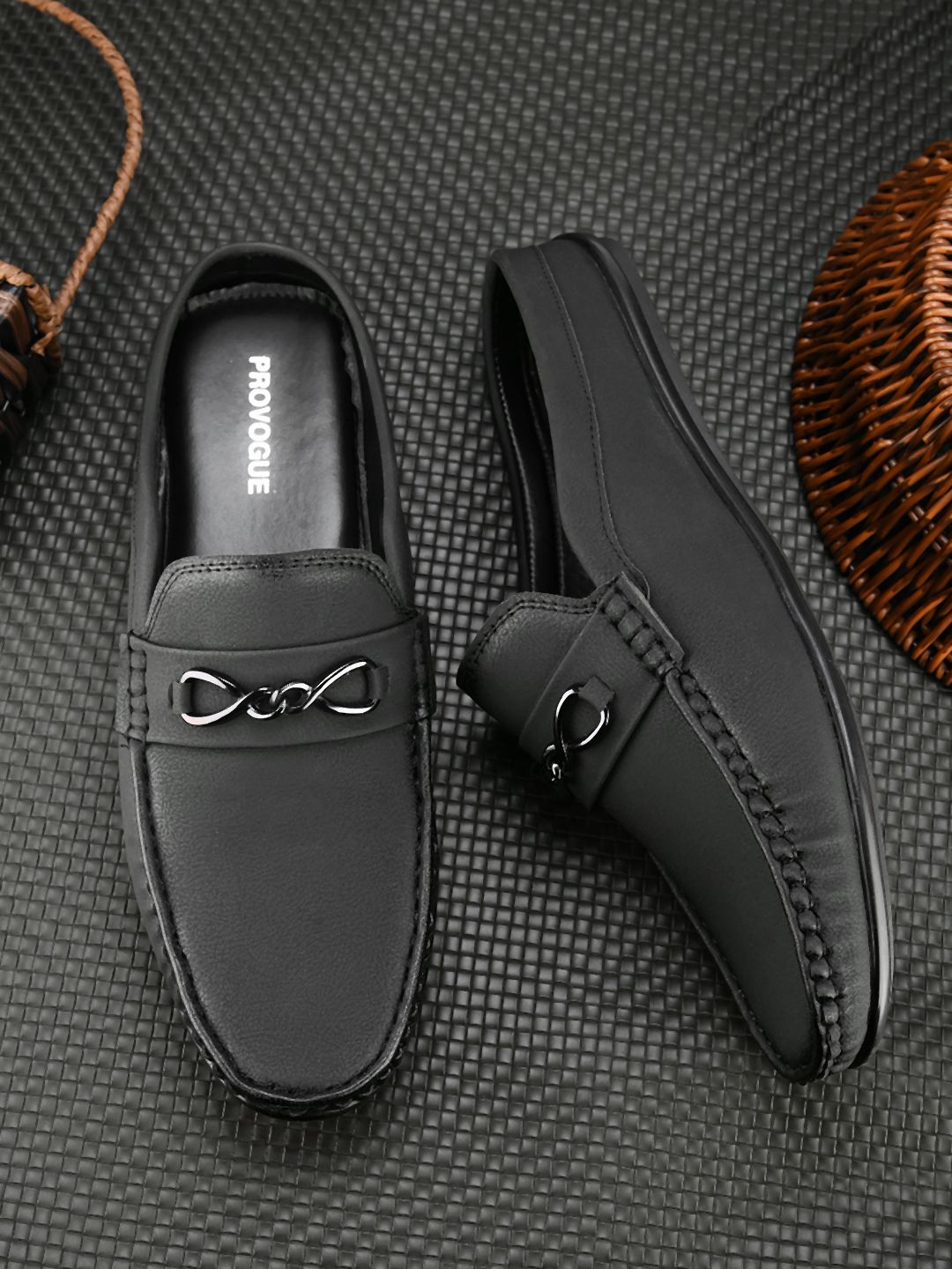 provogue s Pu Open s Loafers For Men-picture-27