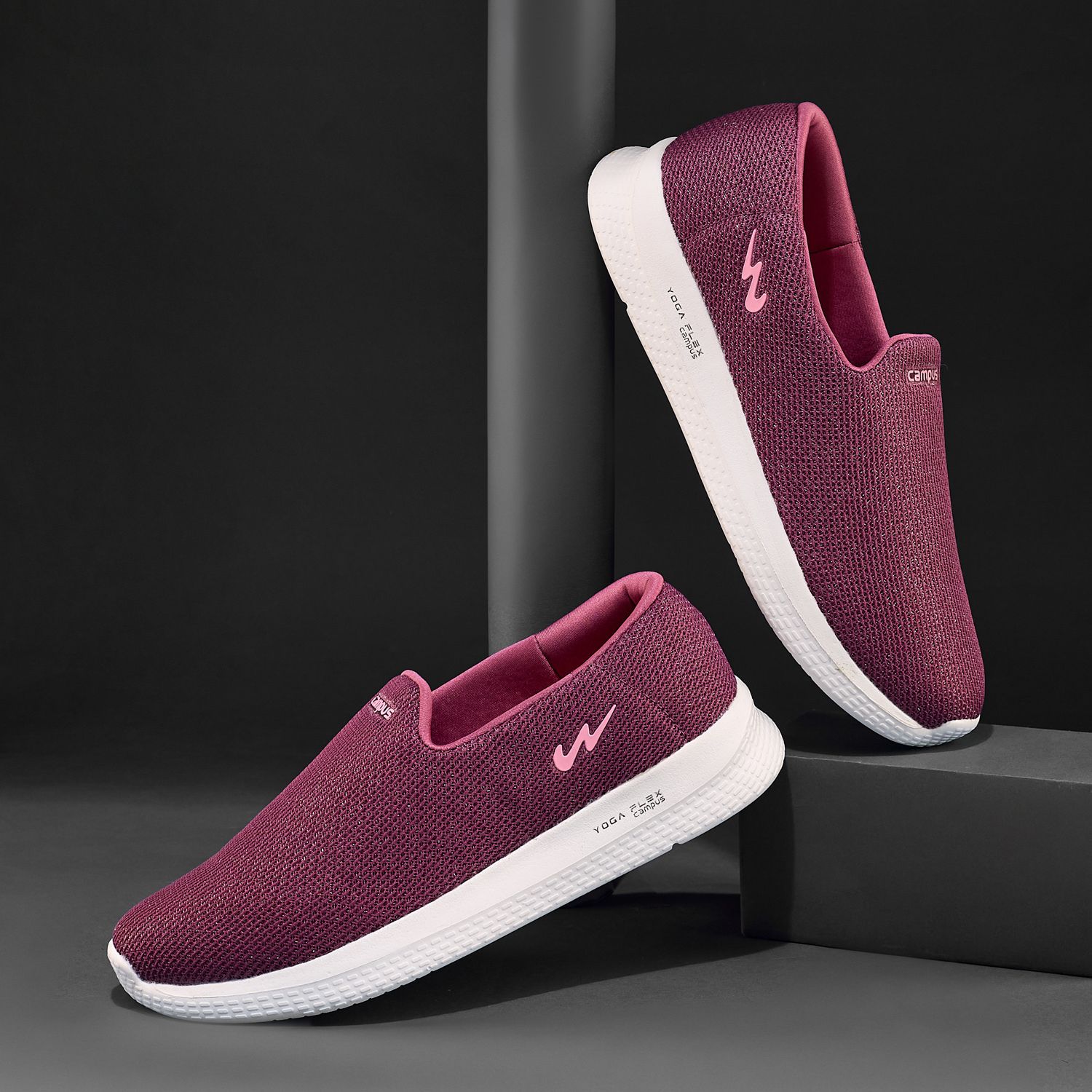 campus ZOE PLUS Women's Casual Shoes | Memory Foam Insole with Pillo Foam | Slip On Walking Shoes For Women-picture-22