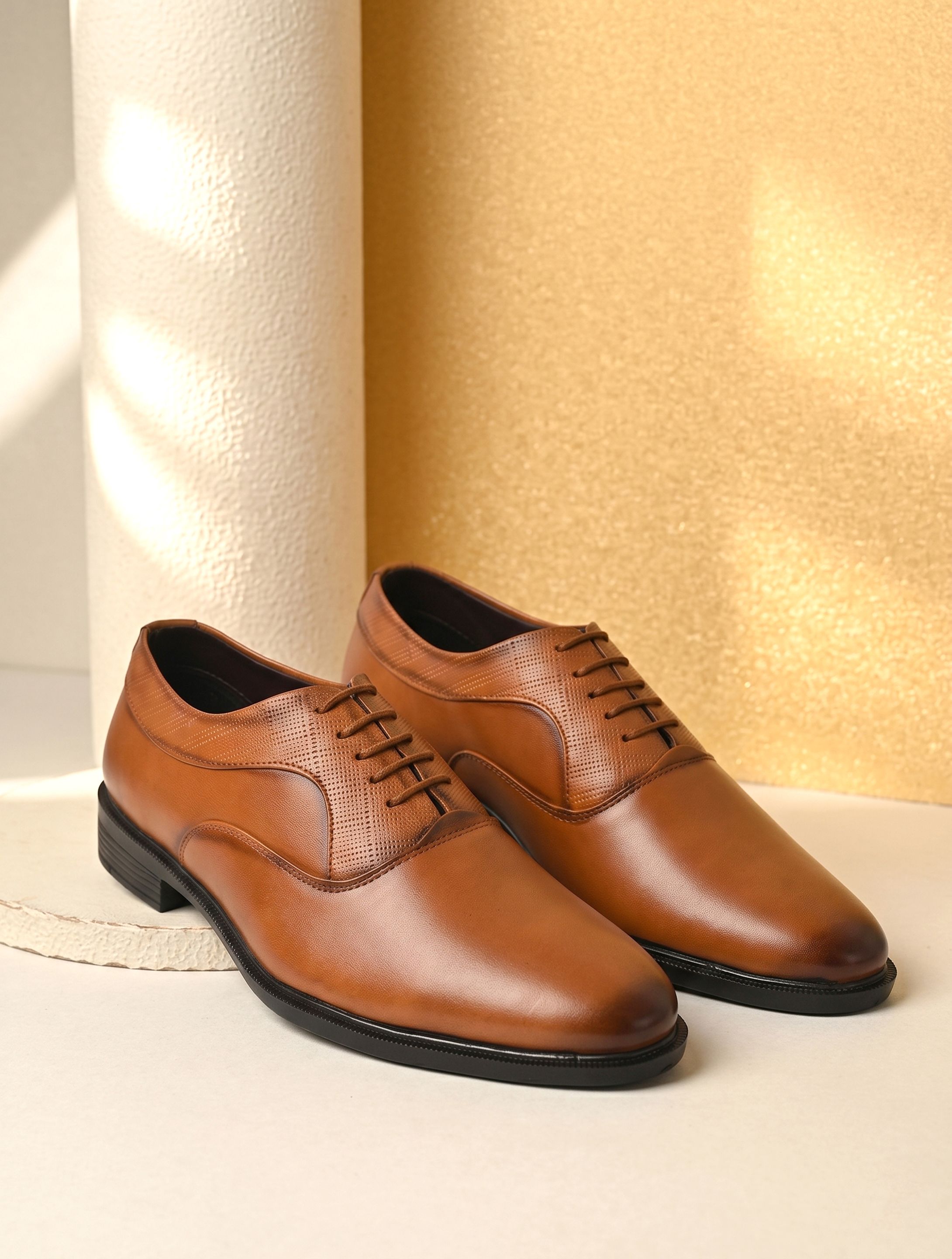 waizok Formal Shoes For Men | Premium Office Wear Lace-Up Shoes Oxford For Men-picture-40