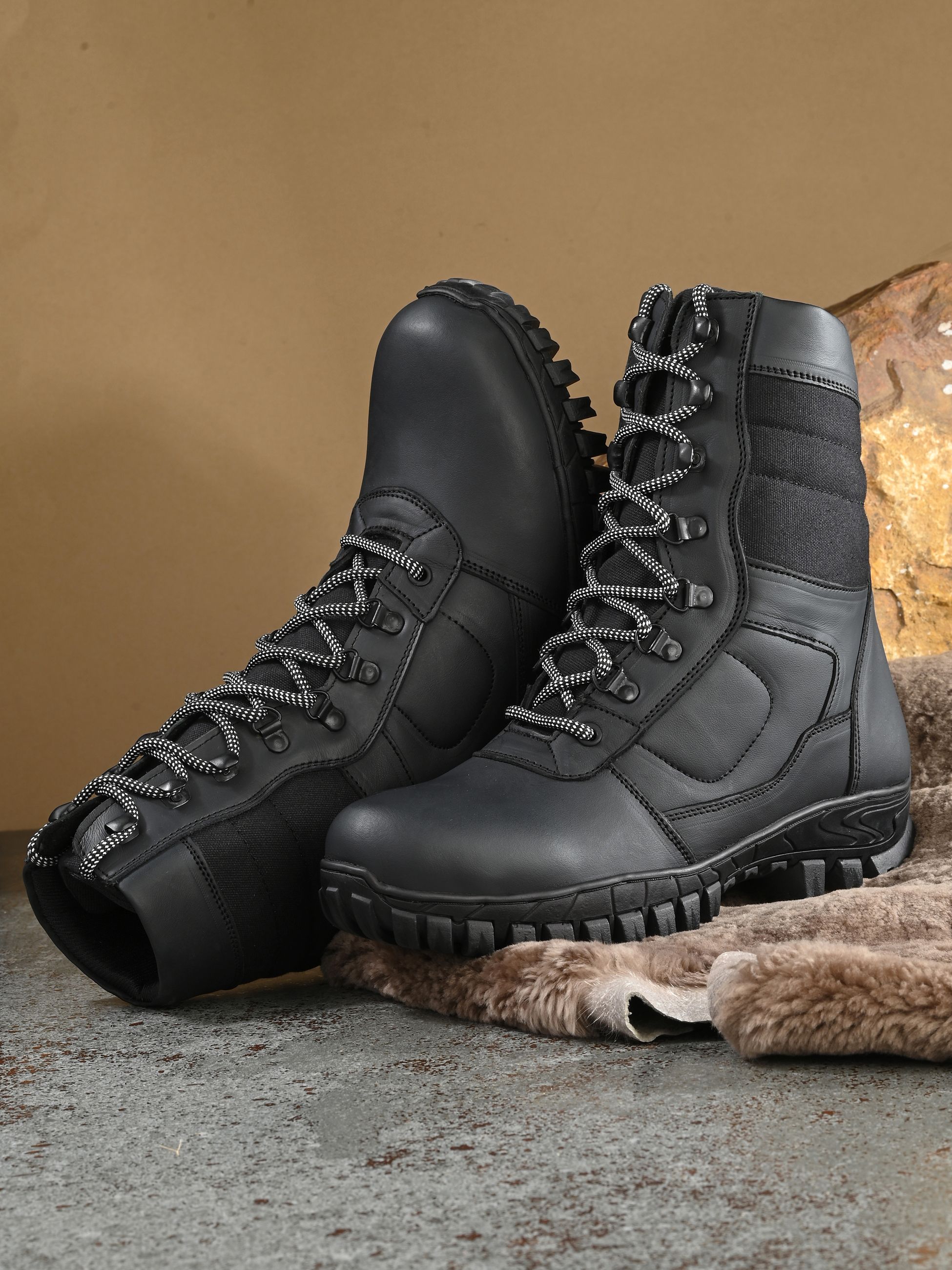 LEATHER COMBAT TRACTICAL ARMY BOOT SHOES/ DMS SHOES FOR MEN BOOTS FOR MEN Boots For Women-image-12