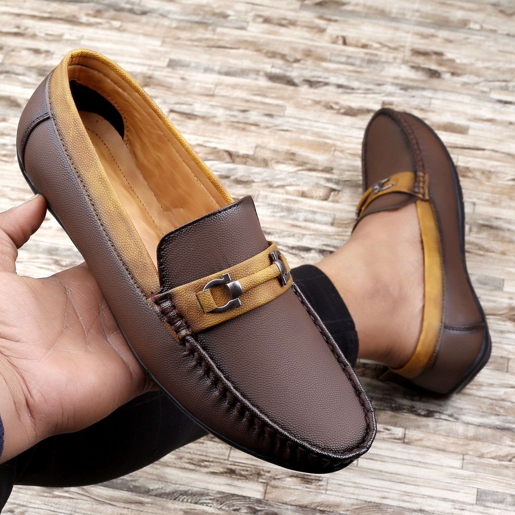 t-rock Stylish PartyWear Casual Shoes Loafers For Men Loafers For Men-picture-29