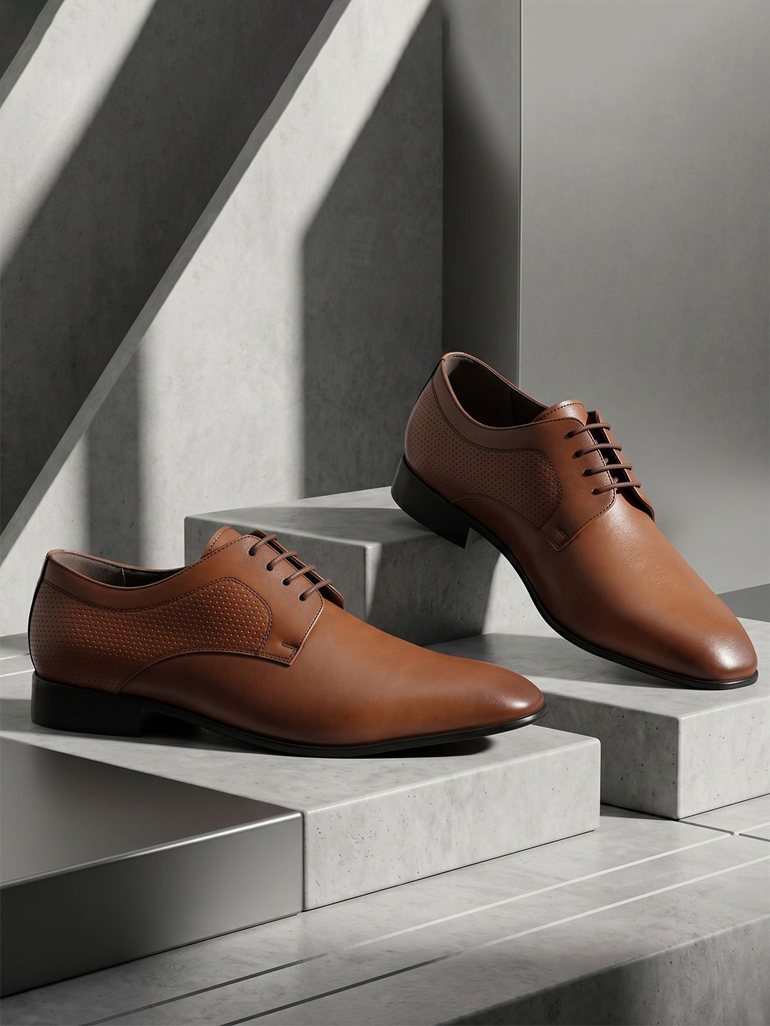 Cantabil Solid Formal Shoes for Men l Lightweight with Cushioned Insole Lace Up For Men-picture-19