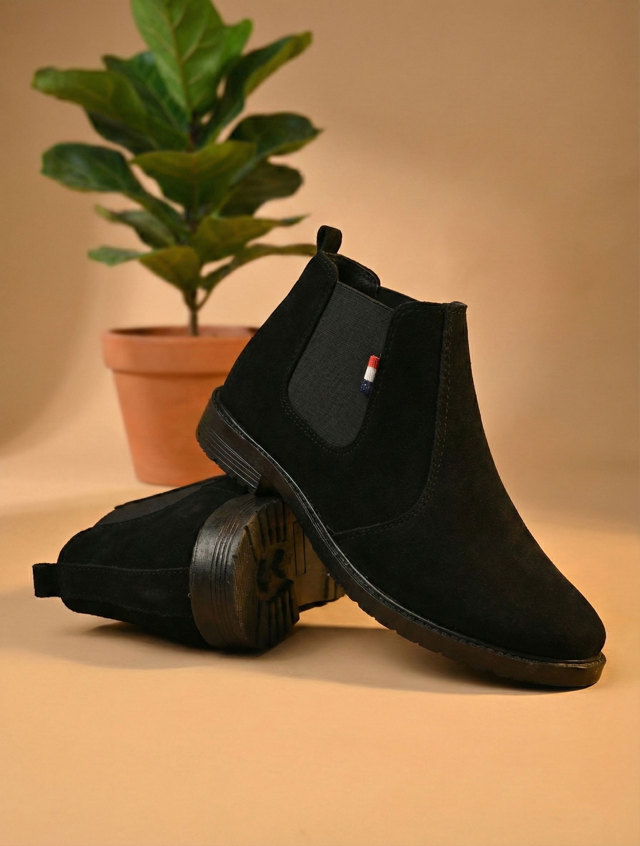 next fashion Nezt fashion Suide Leather Walking Outdoor Slip On Chelsea Boots Boots For Men-picture-42