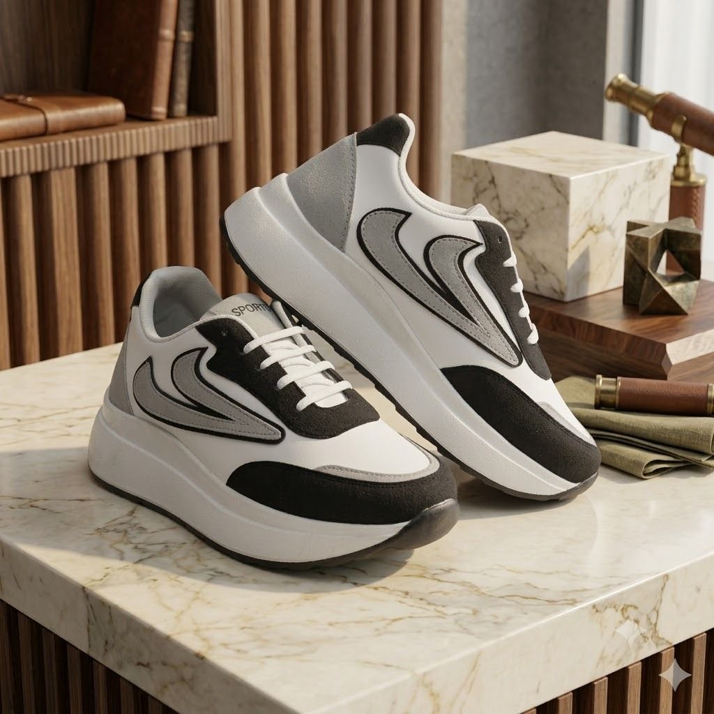 Women's Chunky Platform Sneakers Lightweight Casual Shoes Sneakers For Women-image-35