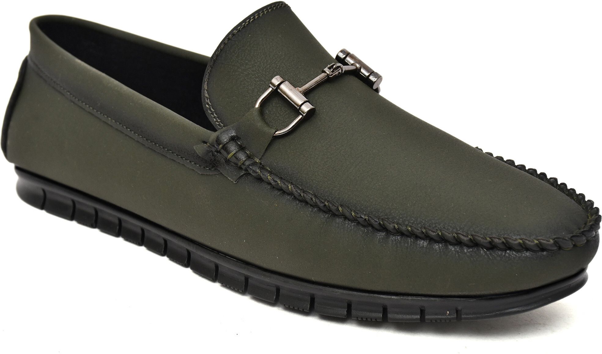 JACTOOZ New Comfortable & Lightweight Loafers For Men (Olive) Loafers For Men Loafers For Men-picture-27