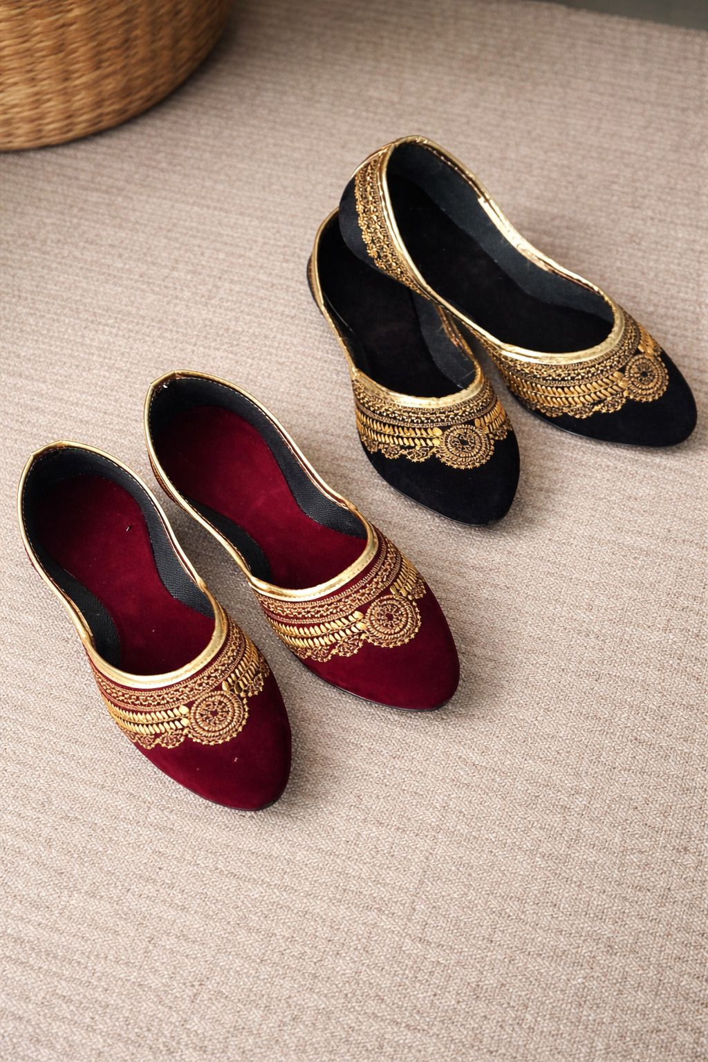 Embellished black Slip On For Women-image-34