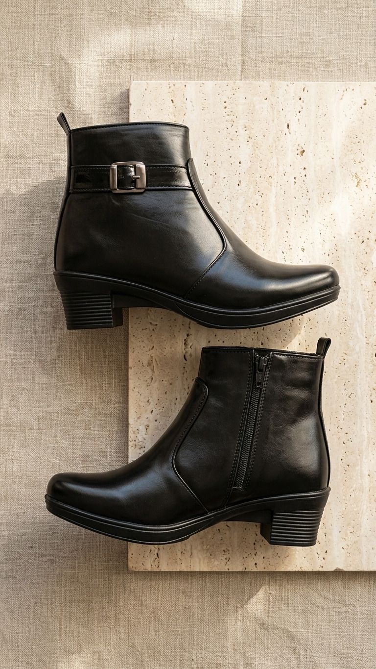 lightweight comfortable summer trendy premium stylish black chelsea boots for women