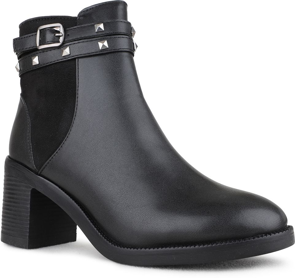 inc.5 Womens Black Solid Casual Round Toe Ankle Boots Boots For Women-picture-34