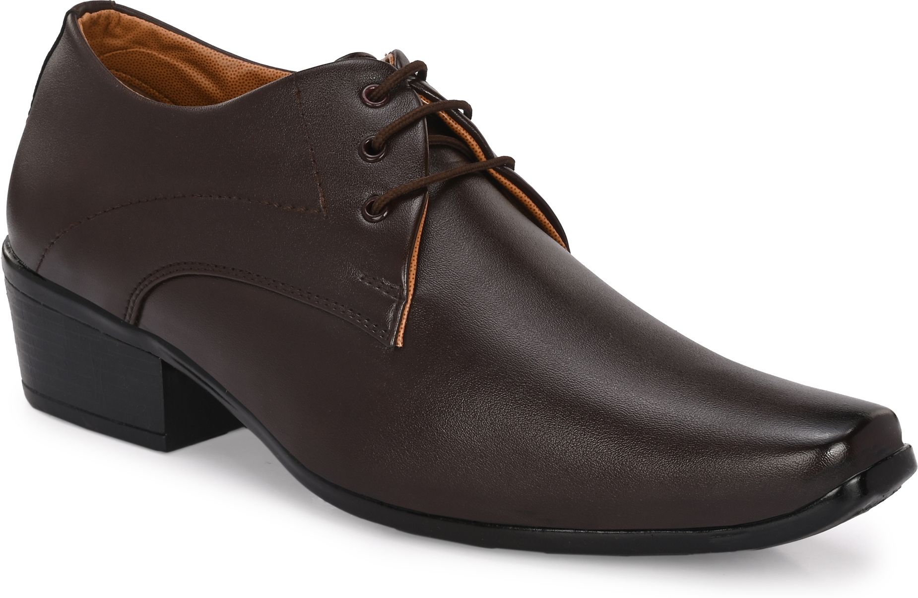MEN'S height increasing high heel formal office wear shoes for men Derby For Men-image-33