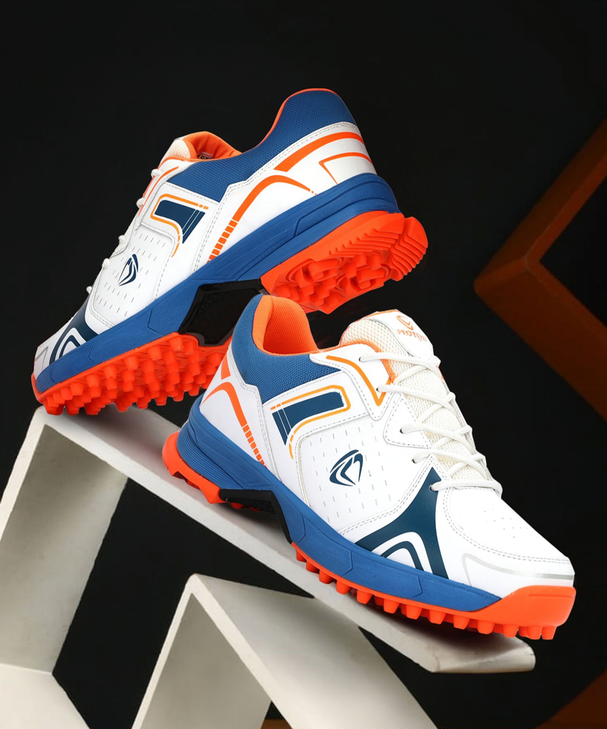 pro kvh All-Rounder rubber spikes Cricket Shoes for Batting, Bowling & Fielding Cricket Shoes For Men-picture-13