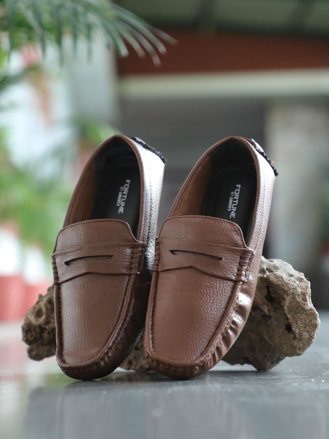 Fortune CLASSIK-2E Casual Slip-on Shoes With EVA Sole | Comfortable Office Wear Loafers For Men