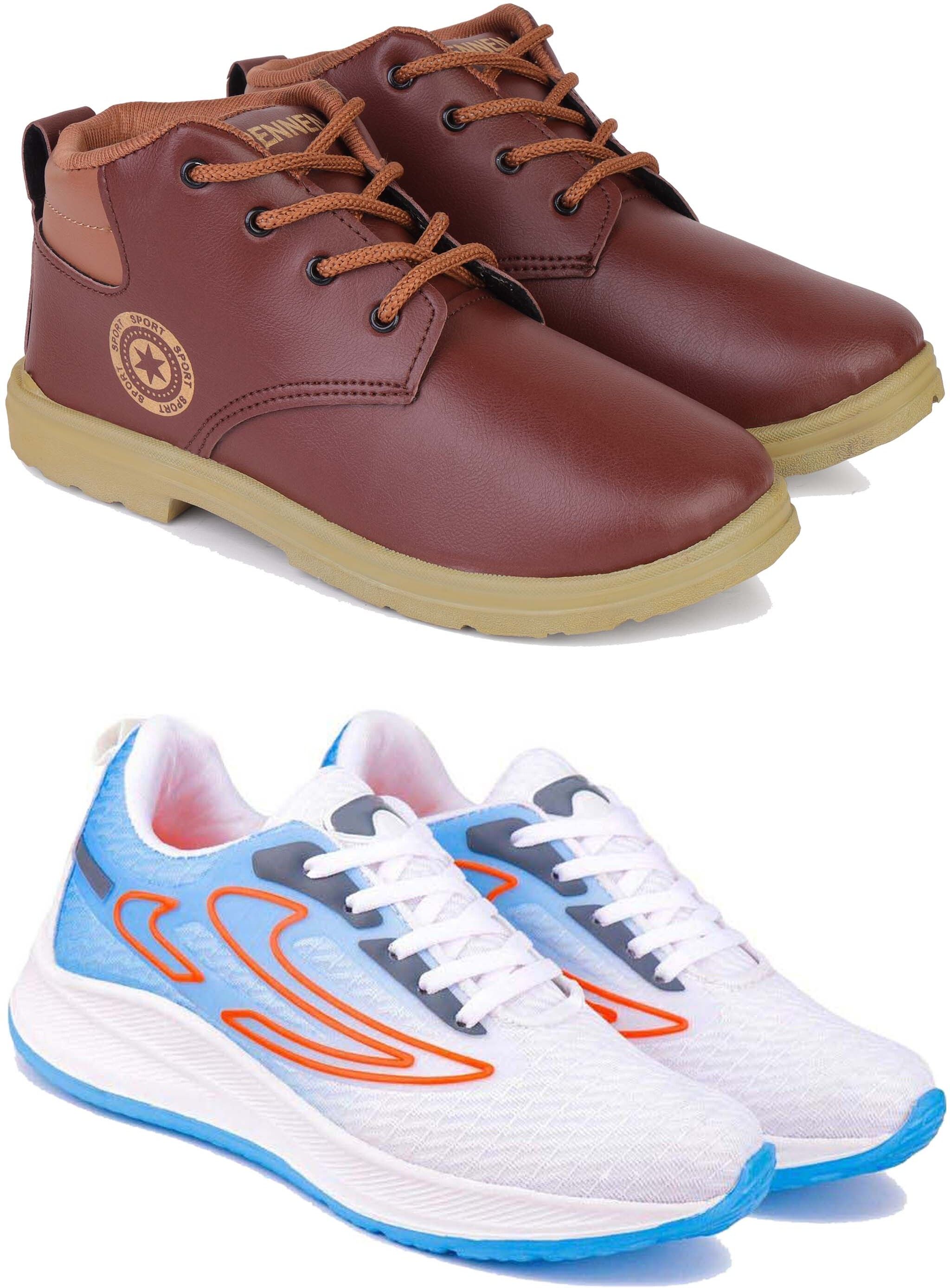 pennen Men’s Stylish Shoes | Lace-Up Casual Shoes for Men | Durable Sole | Daily Wear. Boots For Men-picture-9