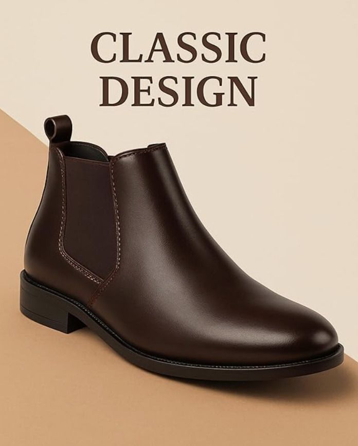 Premium Handmade Chelsea |Soft Cushioned Insole |Slip-Resistance Boots For Men Boots For Men-image-49