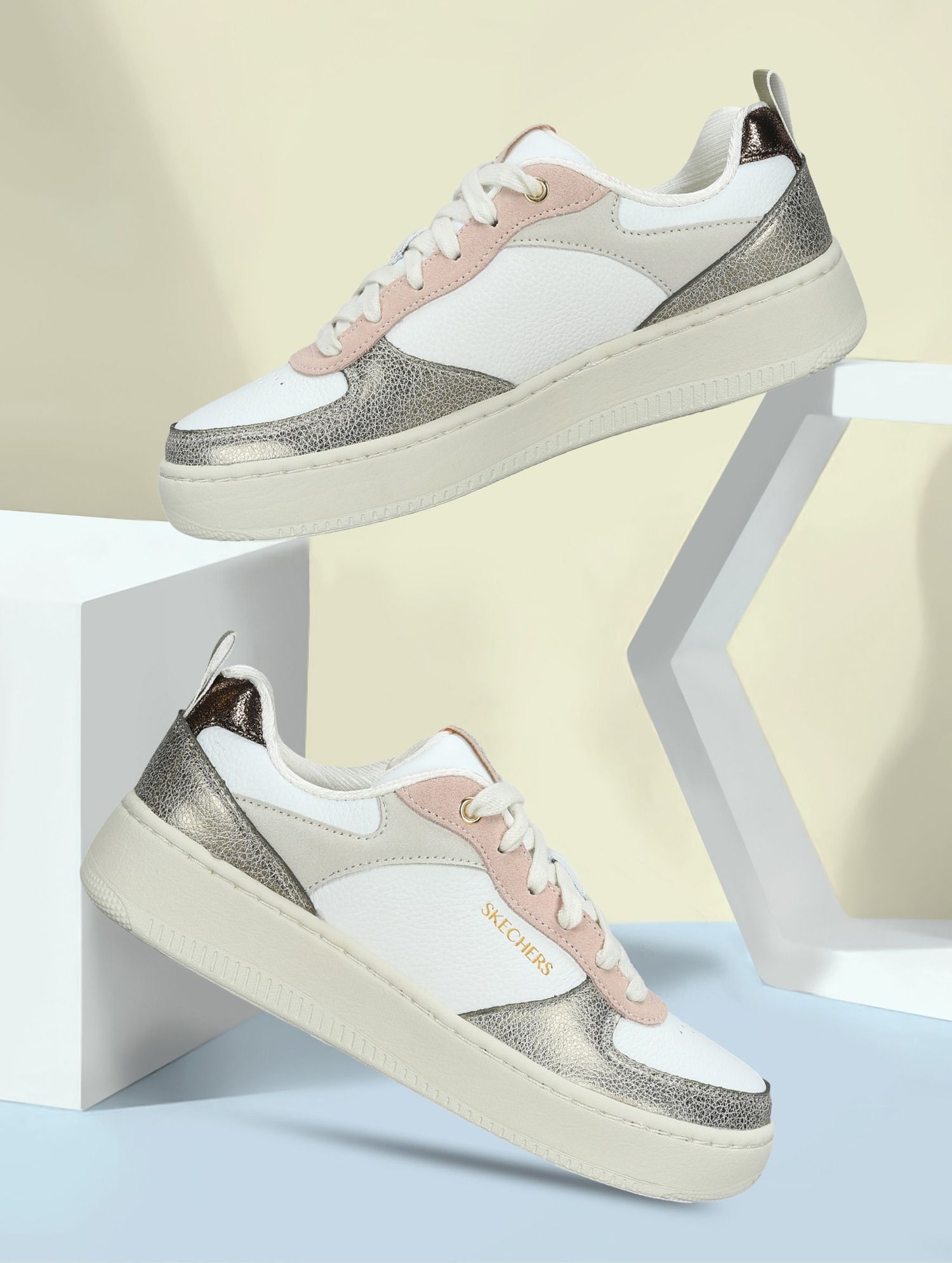 skechers SPORT COURT 92-SHEER SHINE Sneakers For Women-picture-20