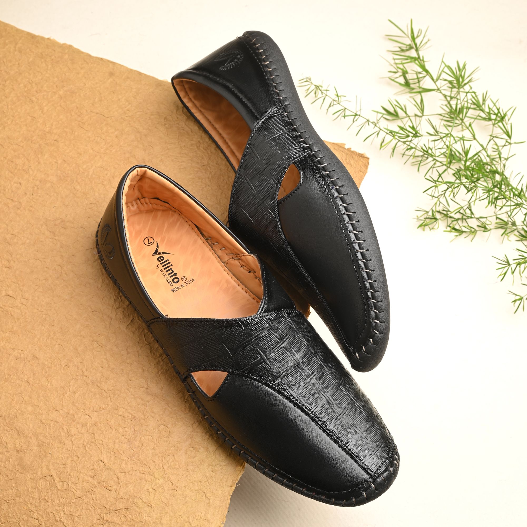 Cool GHOOMAR Punjabi Jutis For Men Mojaris For Men Nagra For Men Espadrilles For Men-image-2