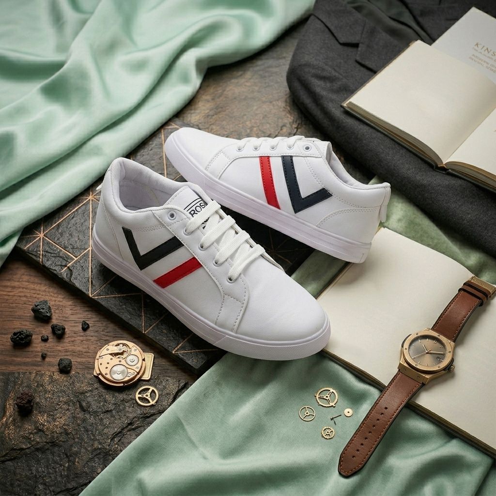 wingscraft Men's Casual Sneakers | Lightweight Lace-Up Walking Shoes. Casuals For Men-picture-13