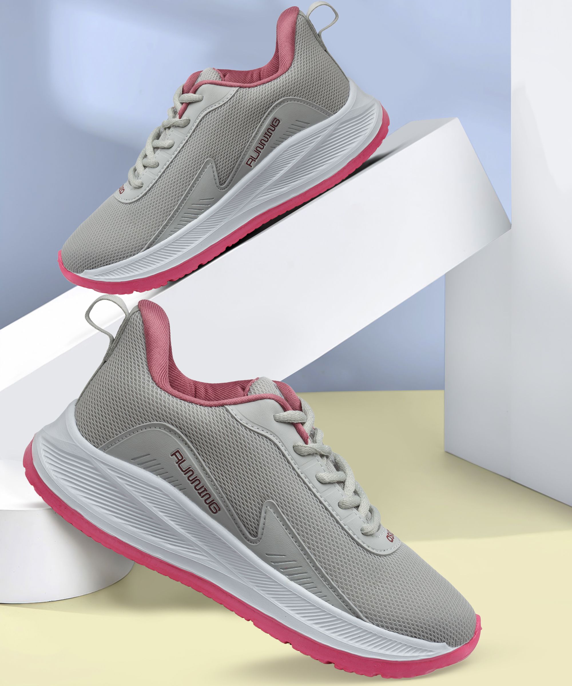 Firefly-09 Grey Gym,Sports,Walking,Stylish Running Shoes For Women