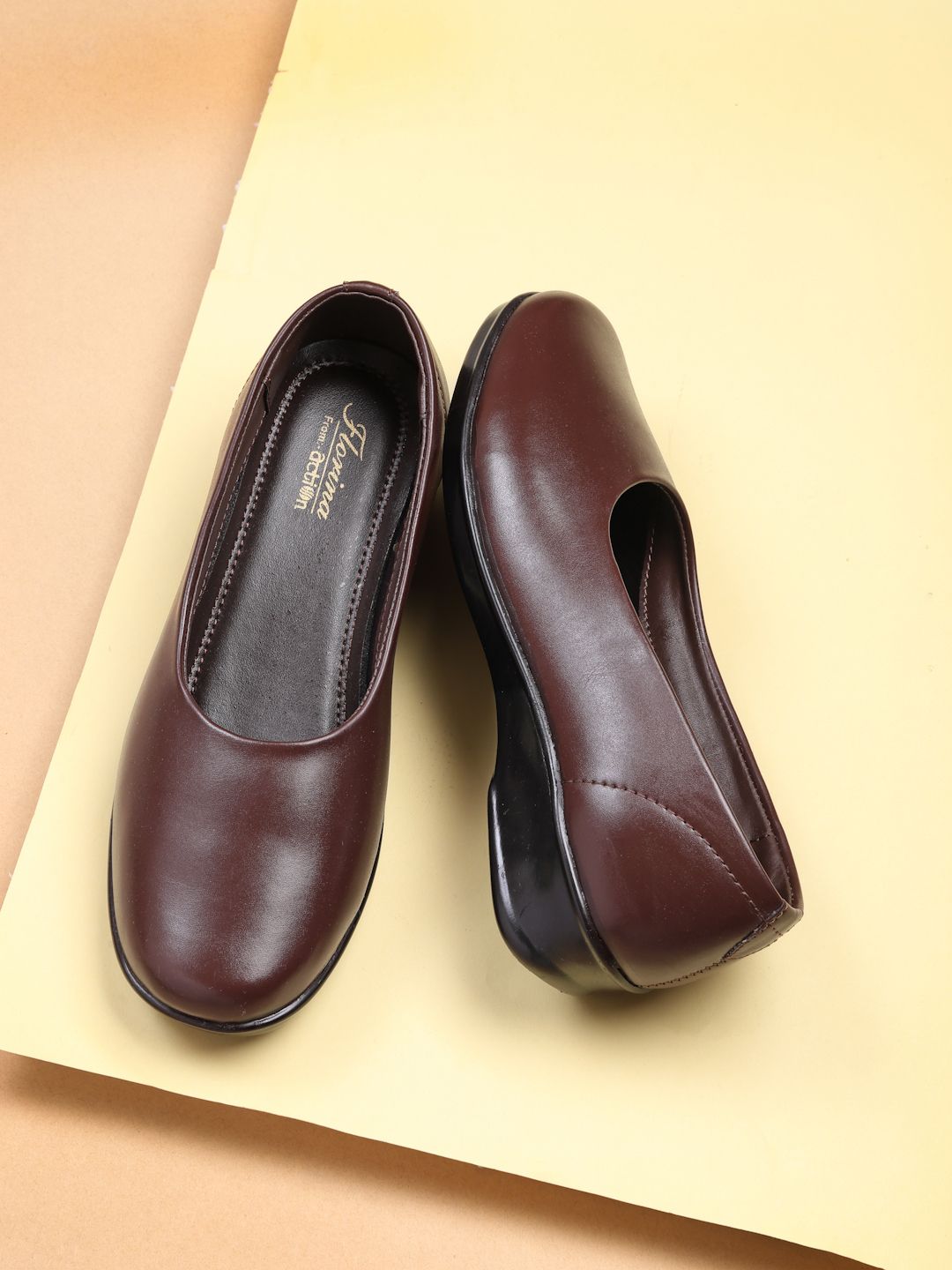 action B-611 Microfiber Classy Trendy Comfortable lightweight Formal Slip-On Slip On For Women-picture-42