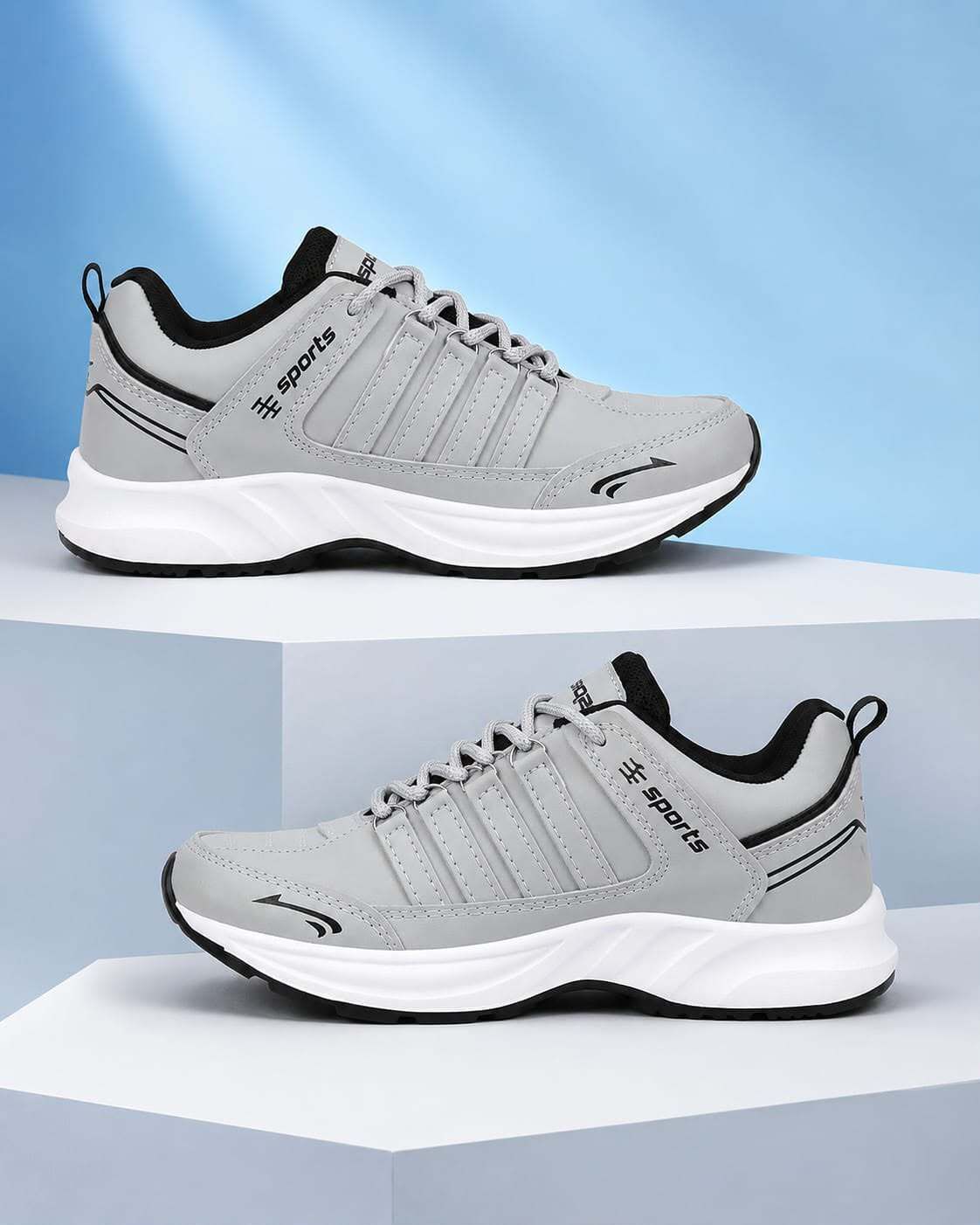 ryncore Rynncore Men Grey Sports Running Shoes Sneakers For Men-picture-41