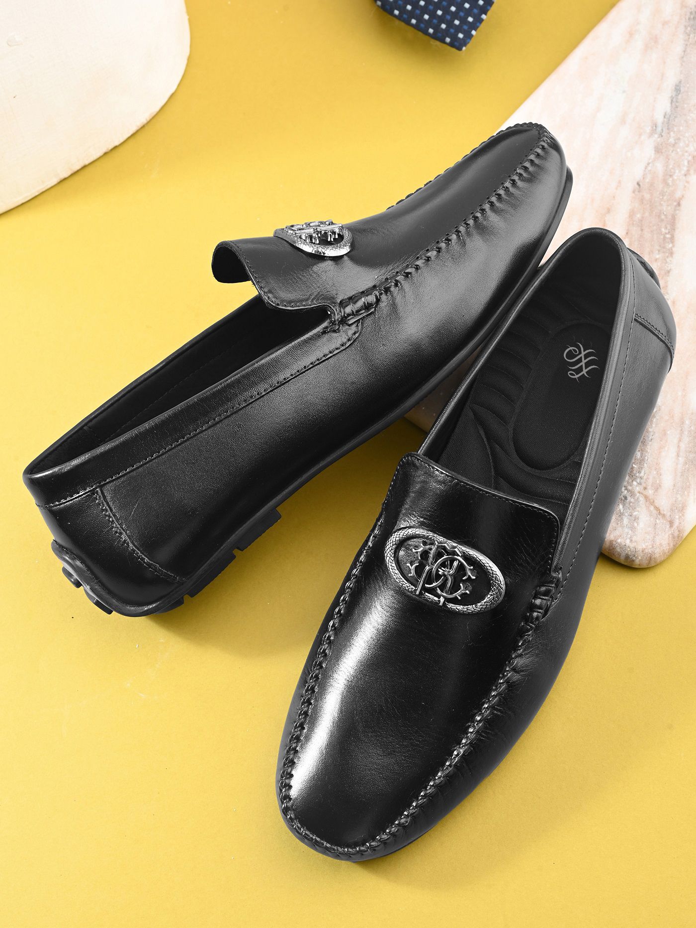 Lightweight Leather Casual Loafer|Soft Cushion Comfort|Easy Slip-on Loafers For Men-image-42