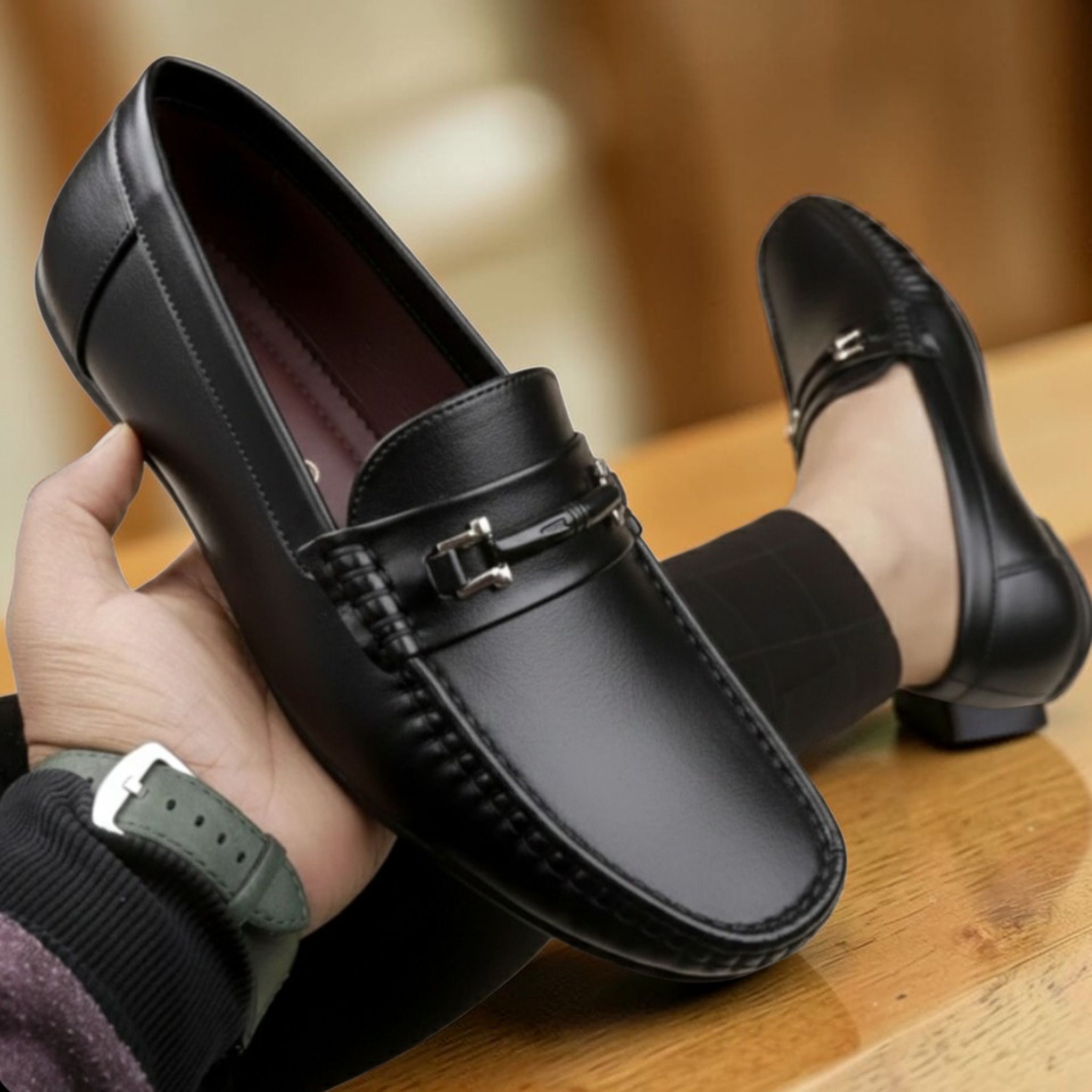 stride up Stylish Partywear Premium Quality Casual For Men Loafers For Men-picture-25