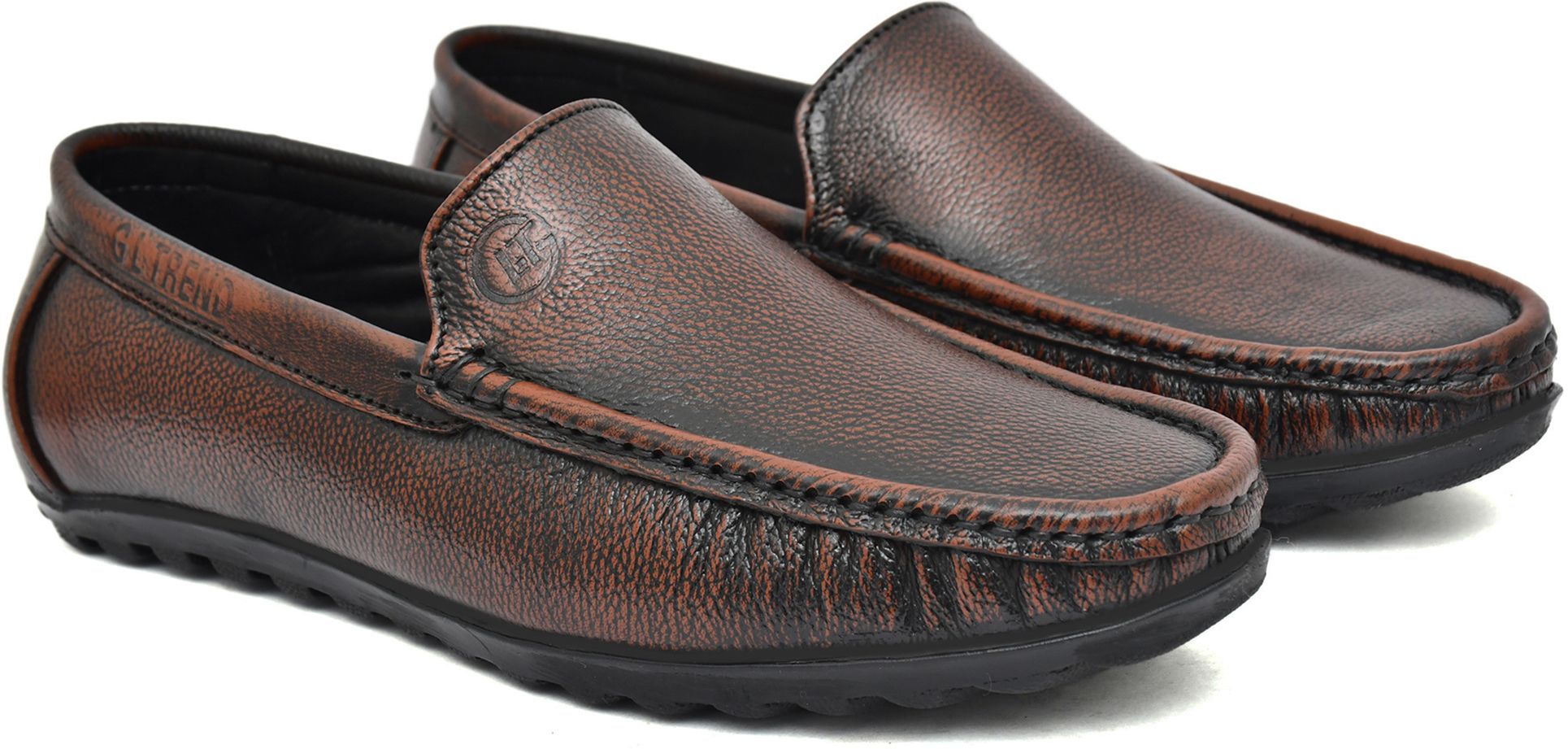 house of common GL Trend Genuine Leather Men's Round Toe Slip-Resistant Slip-on Loafer Shoe Loafers For Men-picture-14