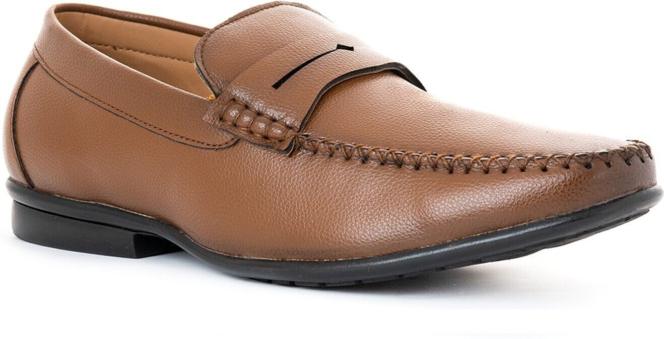 khadim's Lazard Brown Loafers Casual Shoe Loafers For Men-picture-16