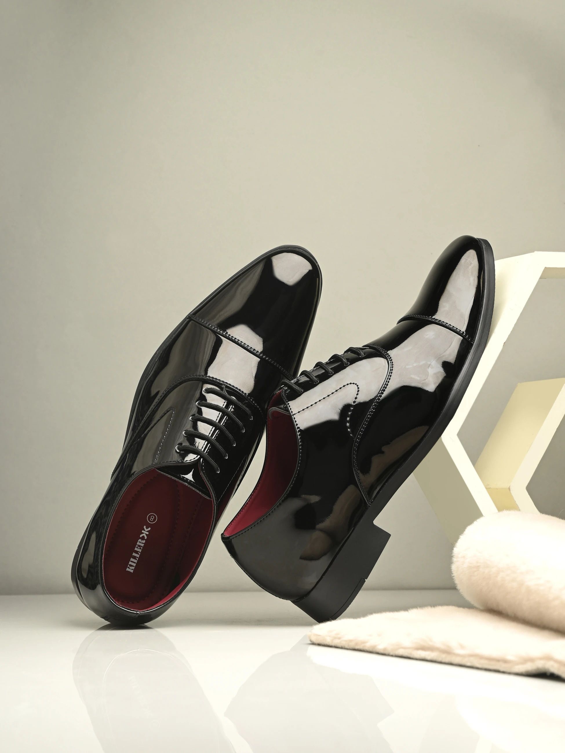 Elegent Premium Office Wear Synthetic Leather Formal Derby For Men