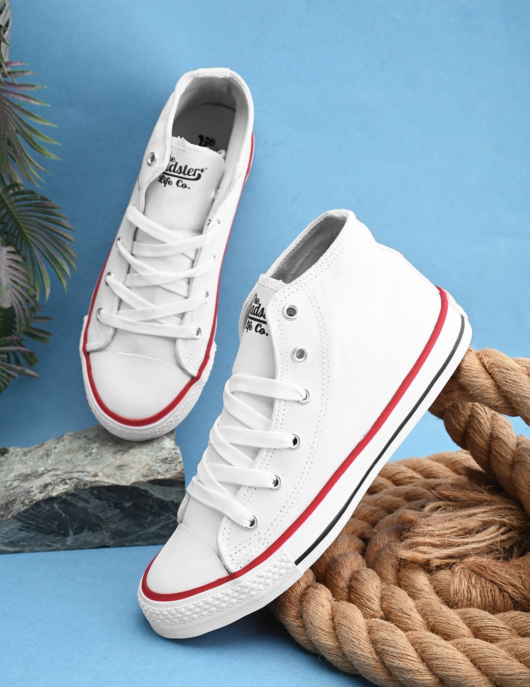 Women White Canvas Comfortable Vulcanised Lace Up Casual Sneakers Outdoor Shoes Casuals For Women-image-16