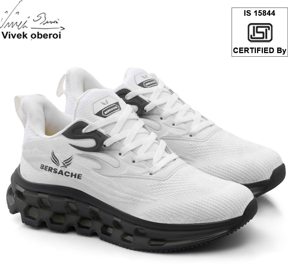 Premium Sports ,walking,Gym,cricket, Trending White Running Shoes For Men's Walking Shoes For Men