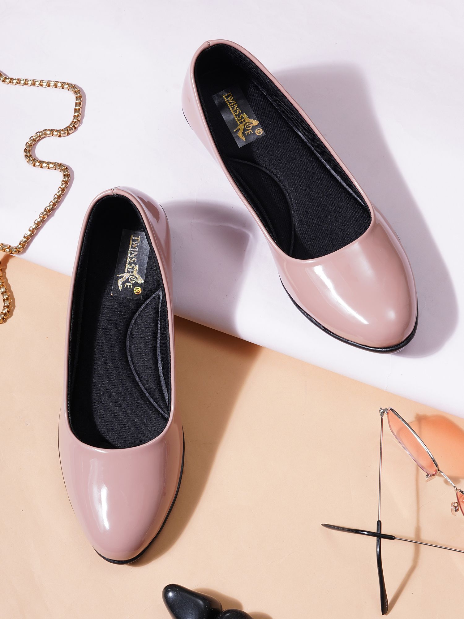 Twinsshoe Patent Style Bellies For girls Bellies For Women Wedges For Women