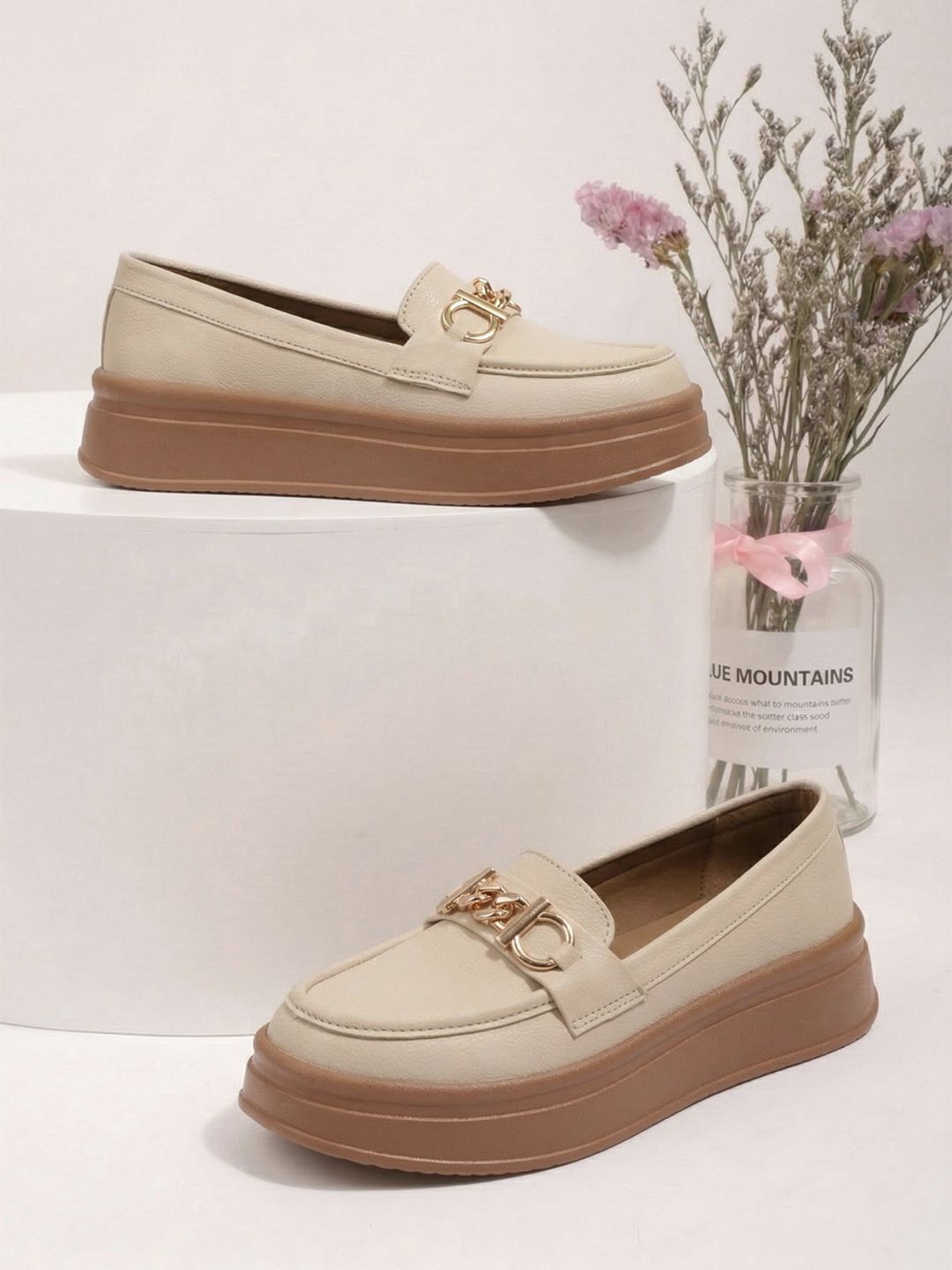 vendoz Formal Stylish Daily Wear Slip On Bellie with Comfortable Cushioned Sole Loafers For Women-picture-30