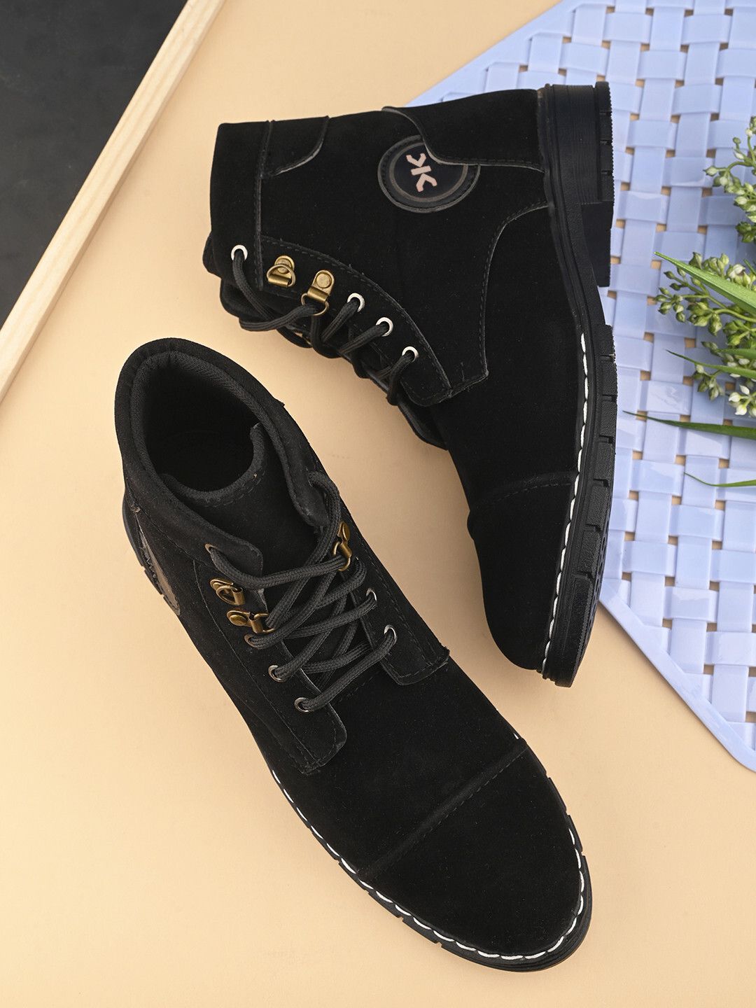 killer Men's Casual Outdoor High Top Lace Up Boots, Comfortable Hiking and Trekking Boots For Men-picture-20