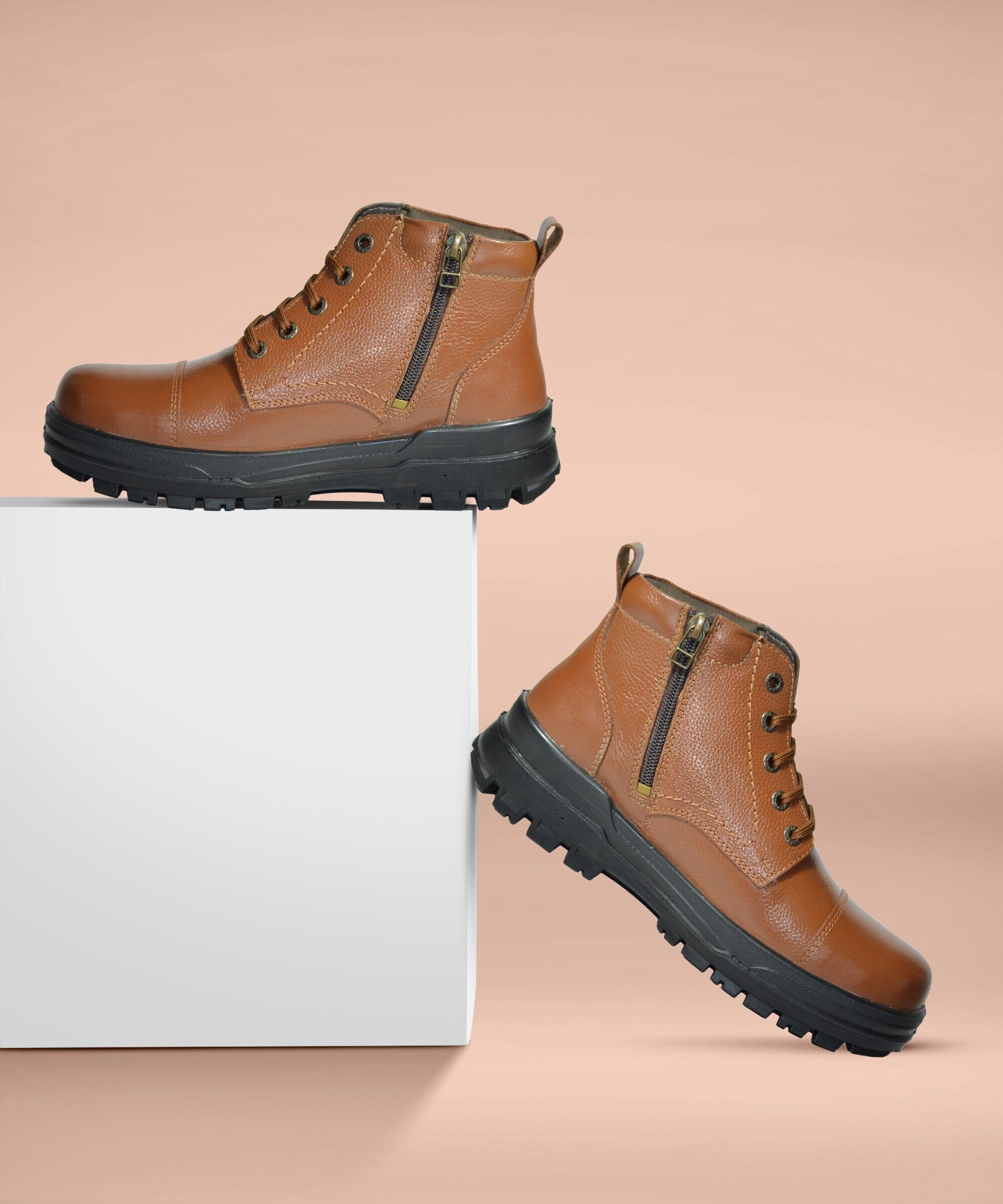 Real Leather Police Boot for Men Boots For Men-image-43