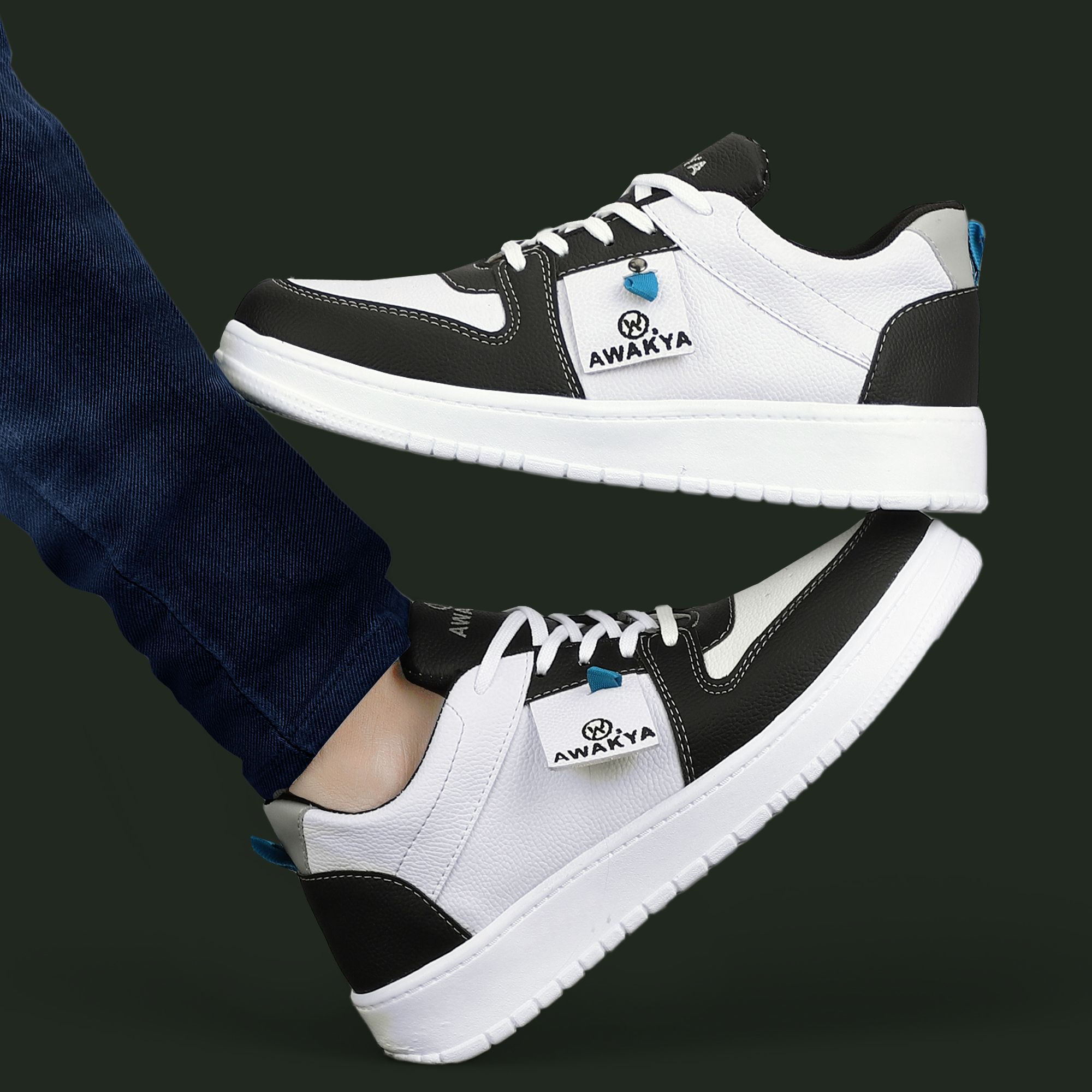 awakya Latest White Shoes Men's Premium Quality Sneakers For Man Sneakers For Men-picture-23
