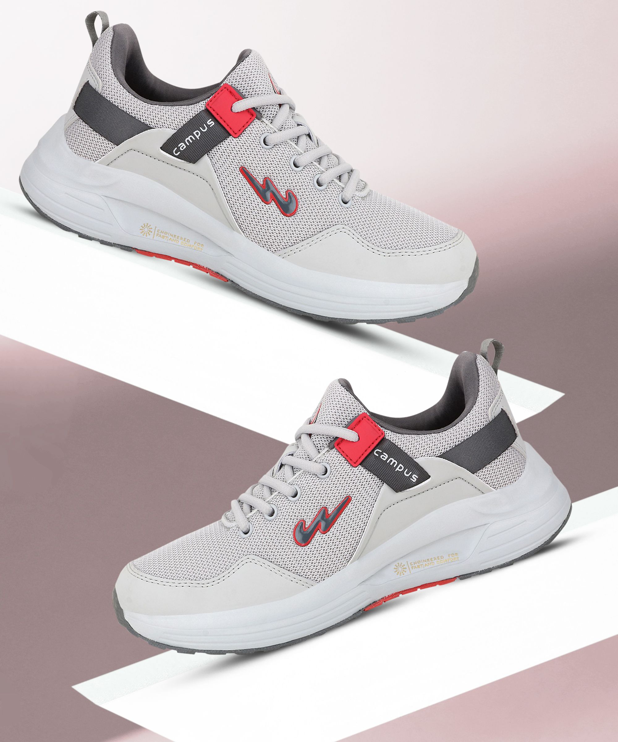 campus EUROPA Men's Sports Shoes | Comfortable Insole | Anti-Slip Sole Design | Lace-Up Training & Gym Shoes For Men-picture-20