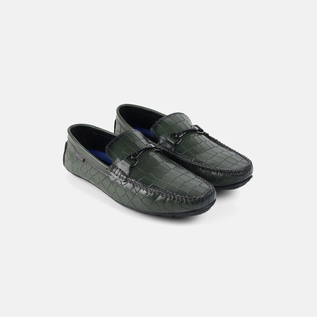 Mochi Men's Olive Casual Loafers Loafers For Men-image-29