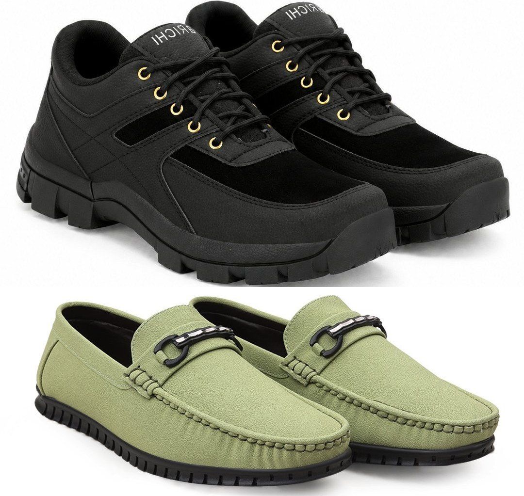 hermiz Men Casual Shoes for Daily Wear Lightweight Comfortable Footwear Boots For Men-picture-32