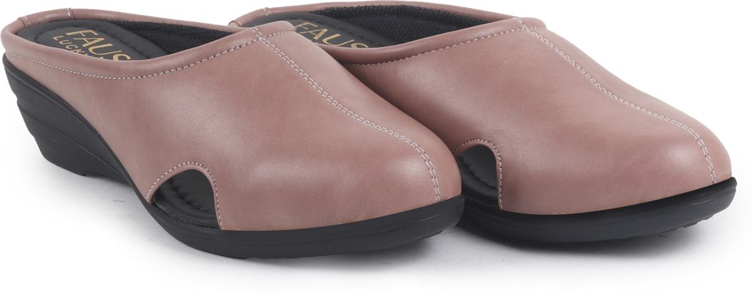 fausto Back Open Flatform Formal Slip On Mules Clogs|All Day Comfort|Office Shoes Slip On For Women-picture-25