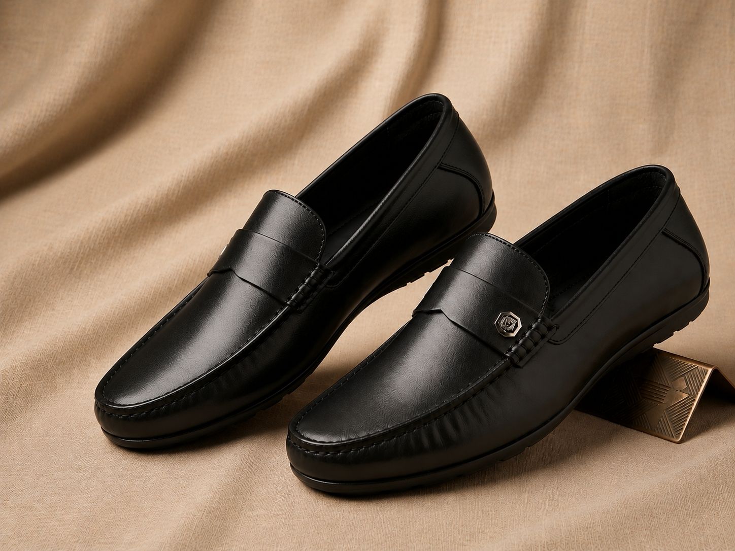 fly bird Buckle loafer leather Casuals For Men-picture-10