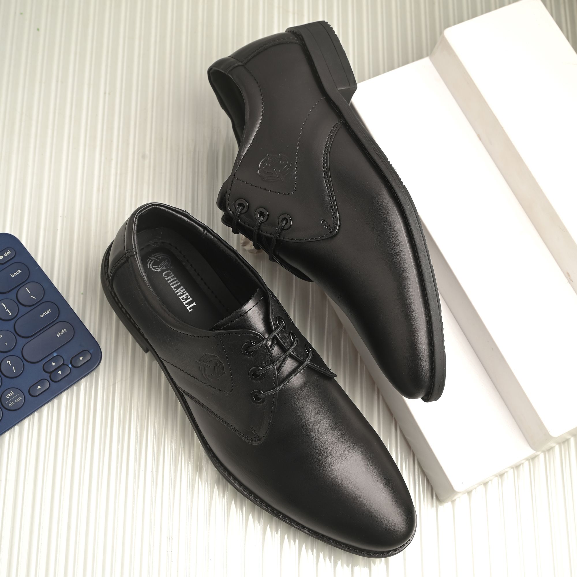 chilwell Genuine Leather Shoes Derby For Men-picture-11